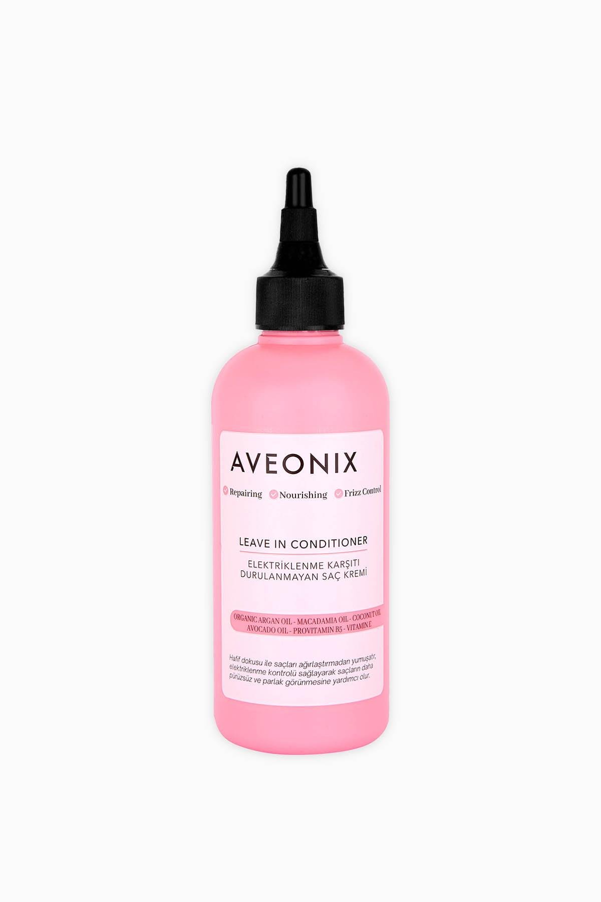 Aveonix Elektriklenme Karşıtı Durulanmayan Saç Kremi 230 ml