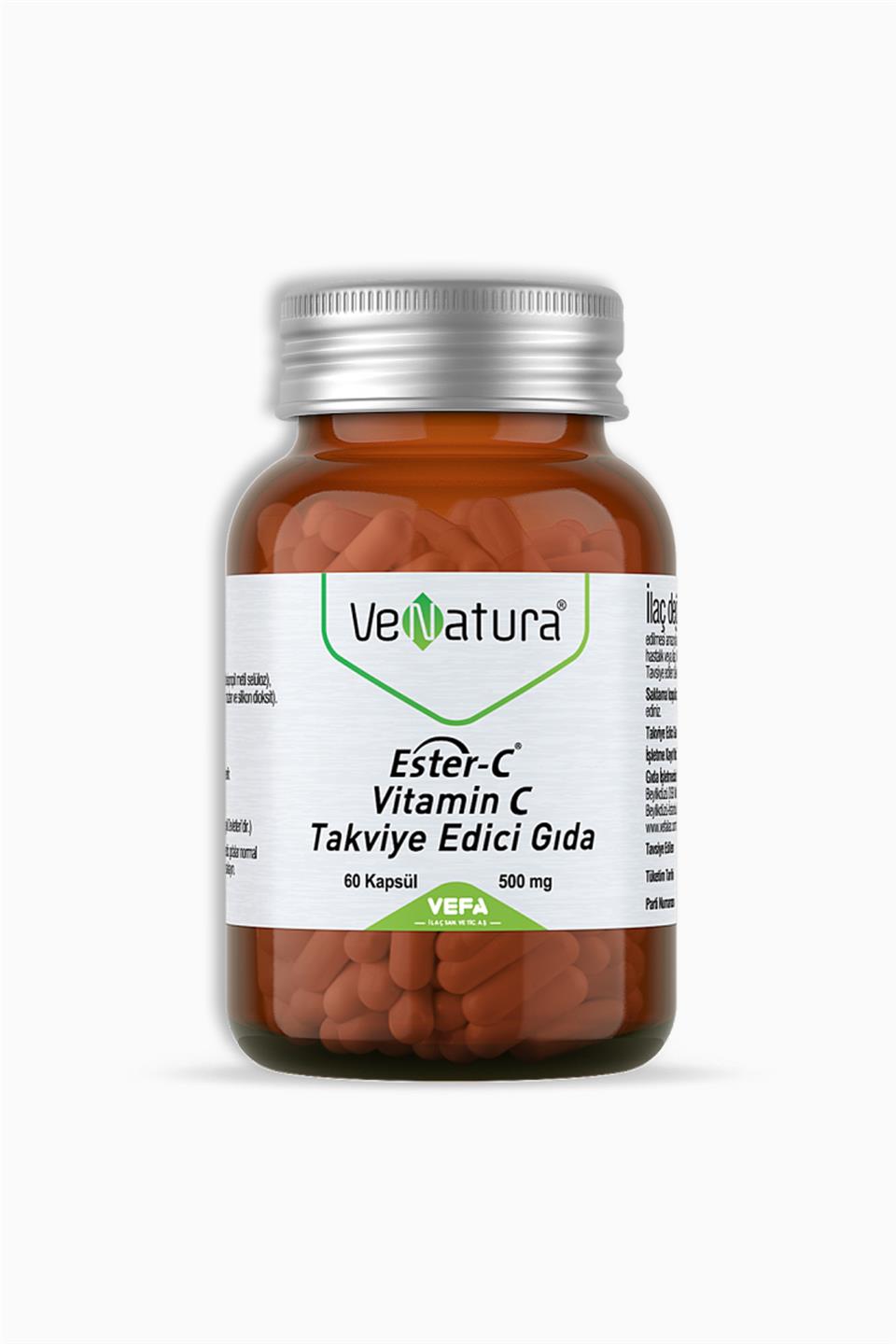 Venatura Ester-C 500 mg 60 Kapsül