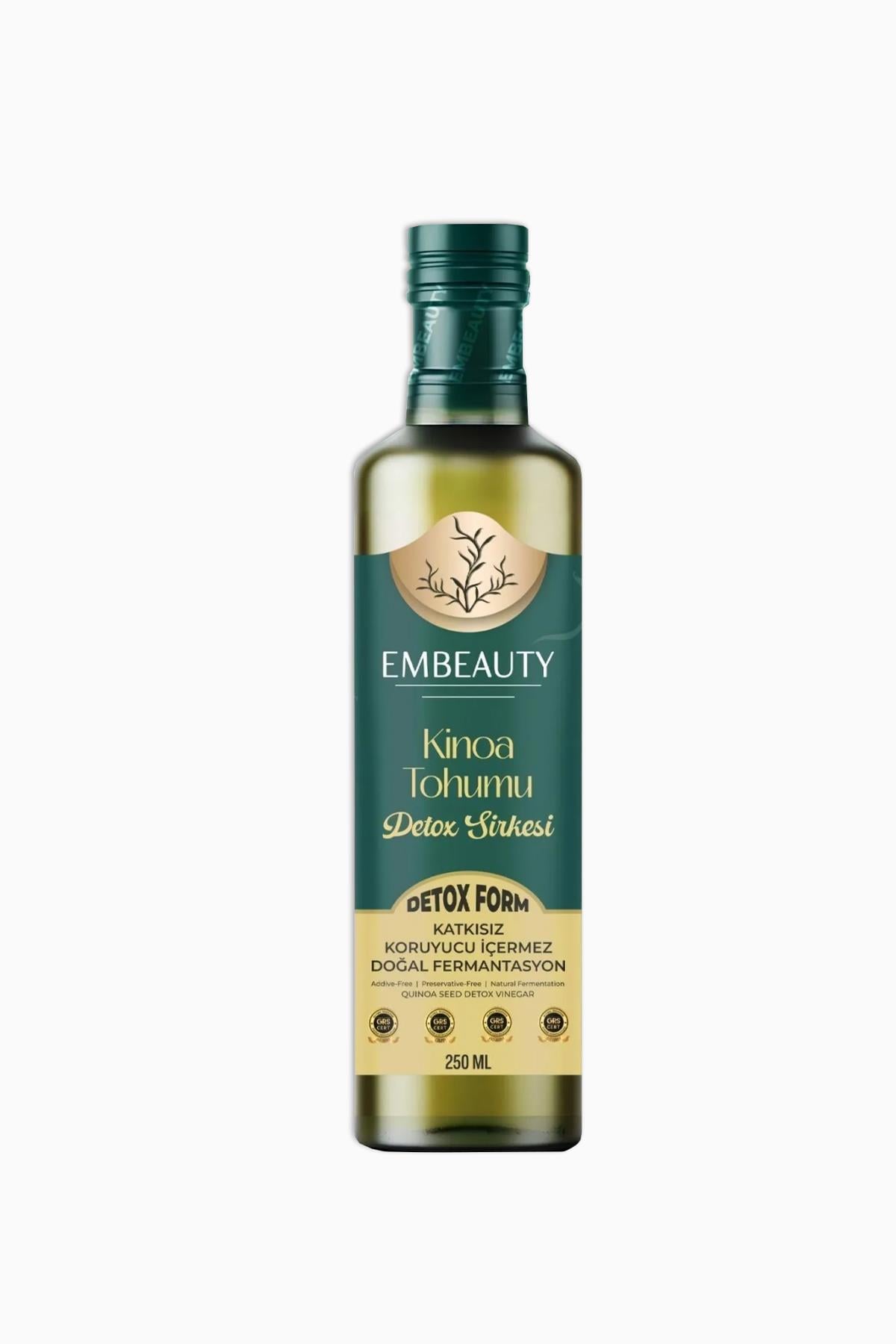 Embeauty Ödem Atmaya Yardımcı Doğal Kinoa Tohumu Detox Sirkesi 250ml