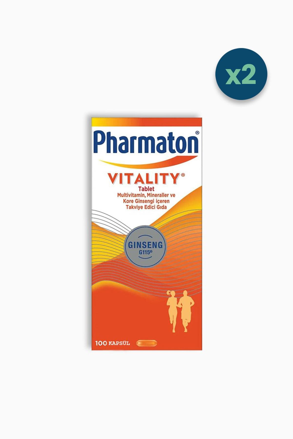 Pharmaton Vitality 100 Tablet 2'li