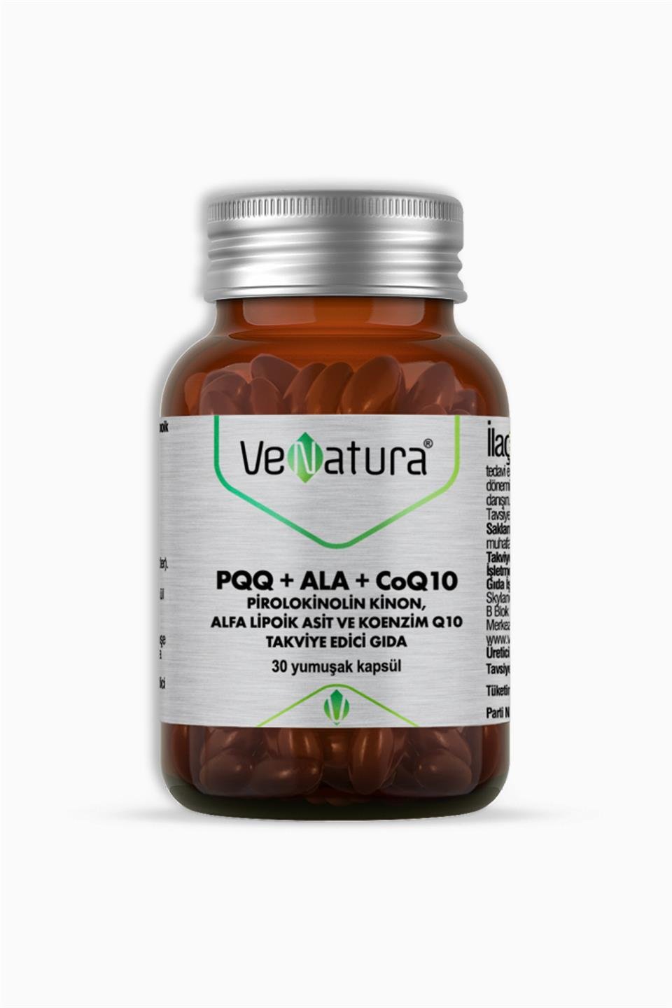 VeNatura PQQ+ALA+KoenzimQ10+Alfa Lipoik Asit 30 Kapsül
