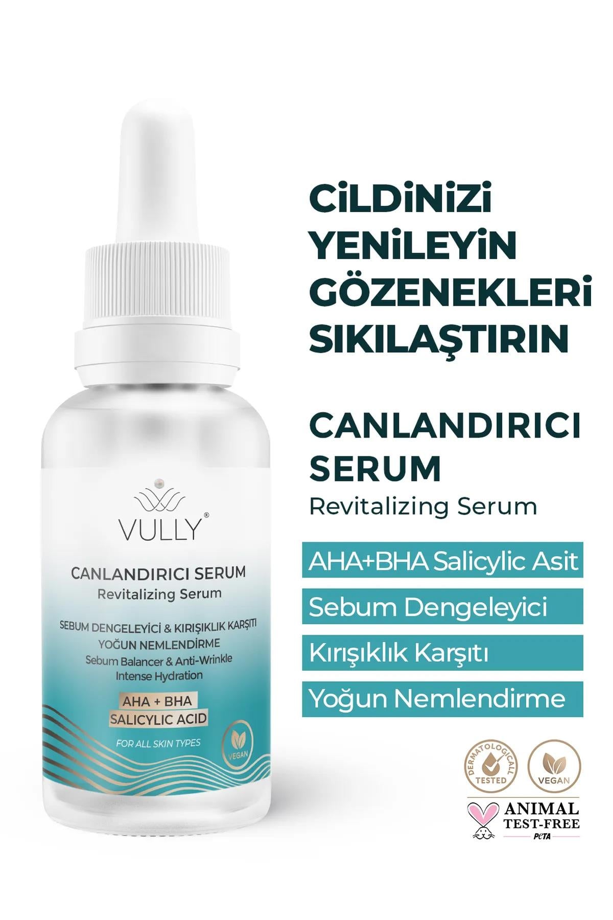 Vully Yoğun Nemlendirici Ve Canlandırıcı Kırışık Karşıtı Serum 30 ml