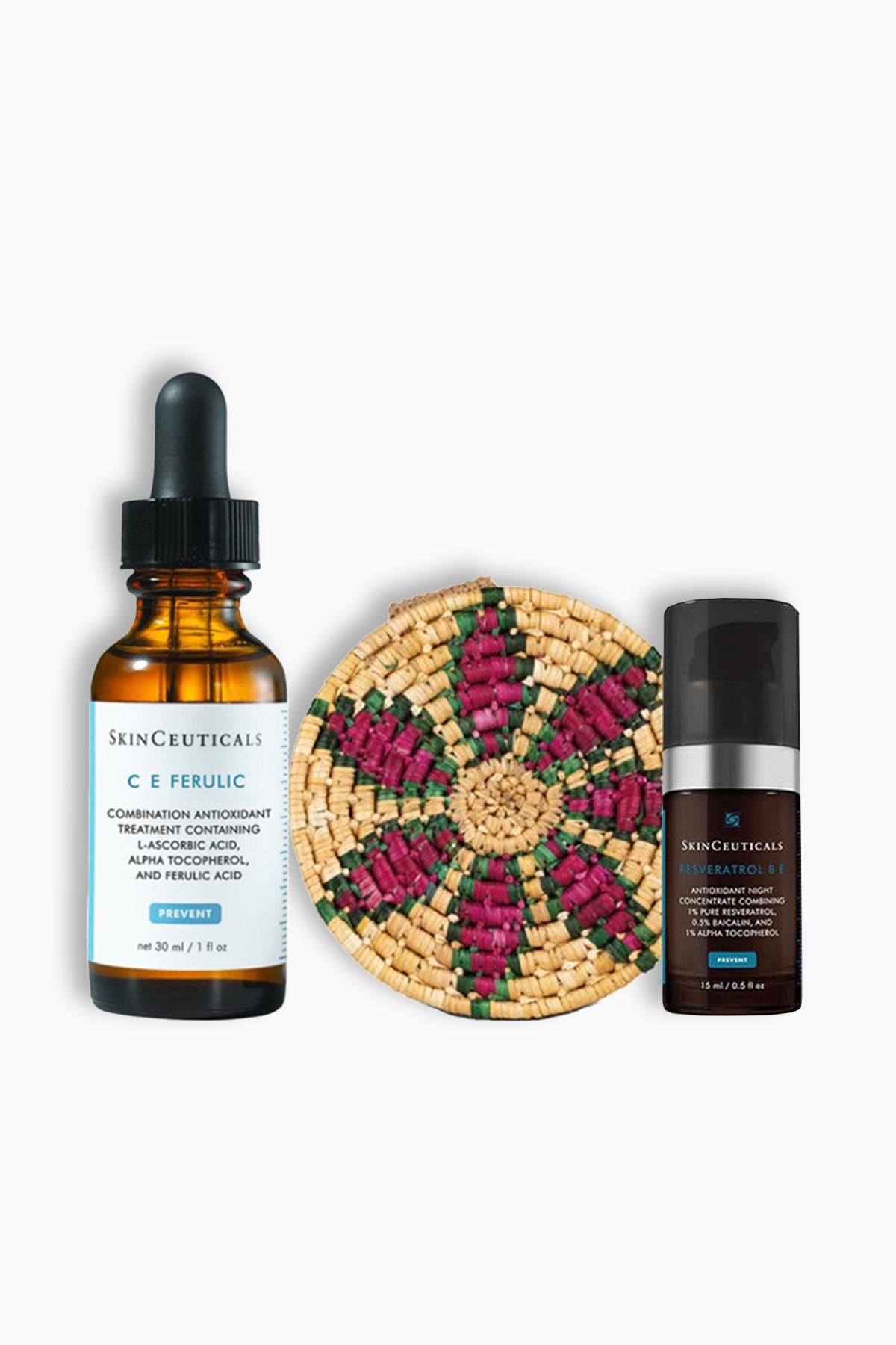 Skin Ceuticals C E Ferulic 30 Ml + Skinceuticals Resveratrol B E 15 ML + Çanta