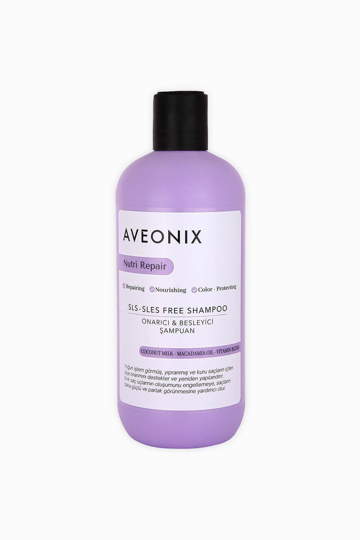 Aveonix Nutri Repair SLS/ SLES Free Onarıcı ve Besleyici Şampuan 350 ml