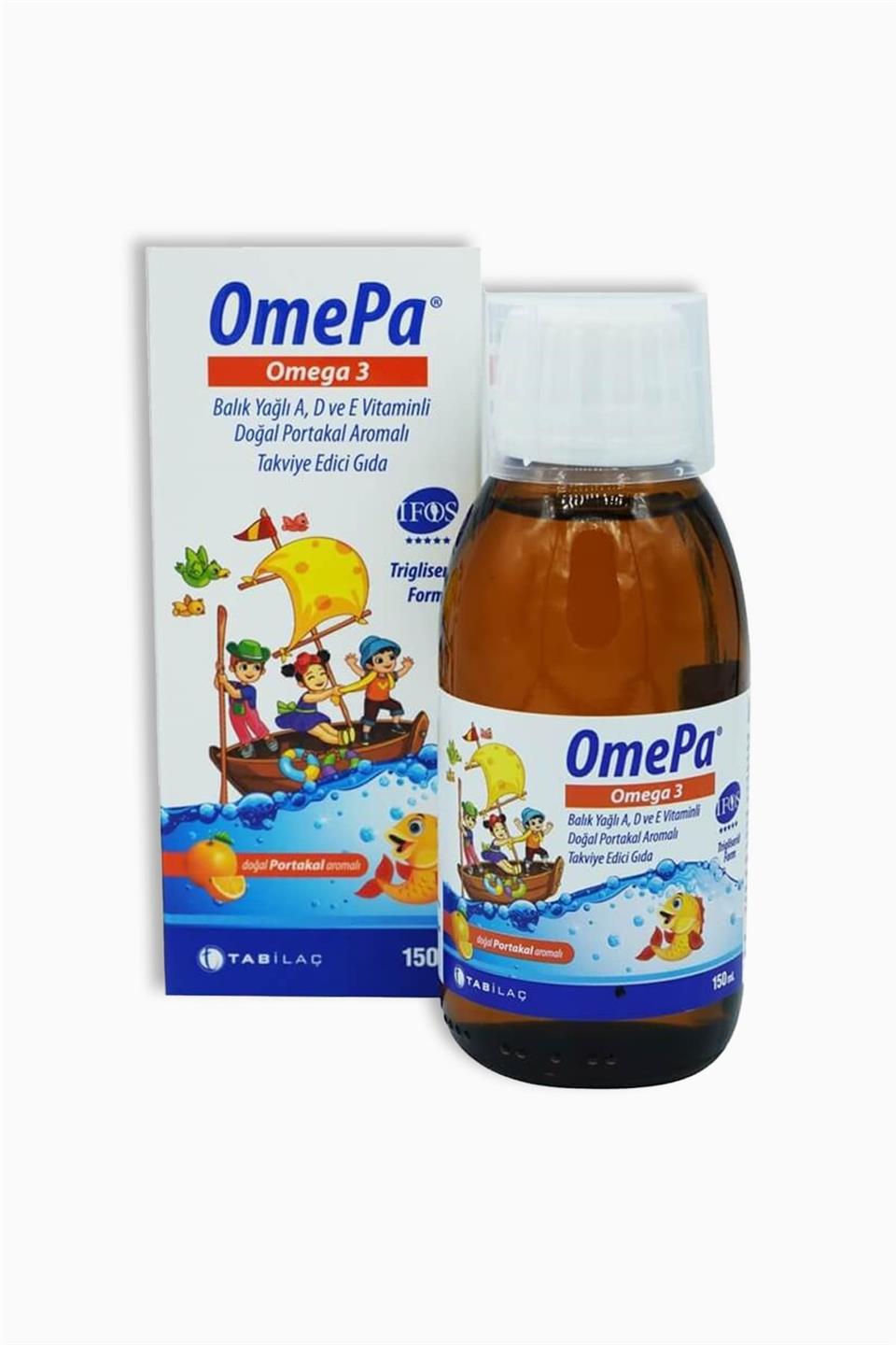 Omepa Omega 3 Portakal Aromalı Şurup 150 ml