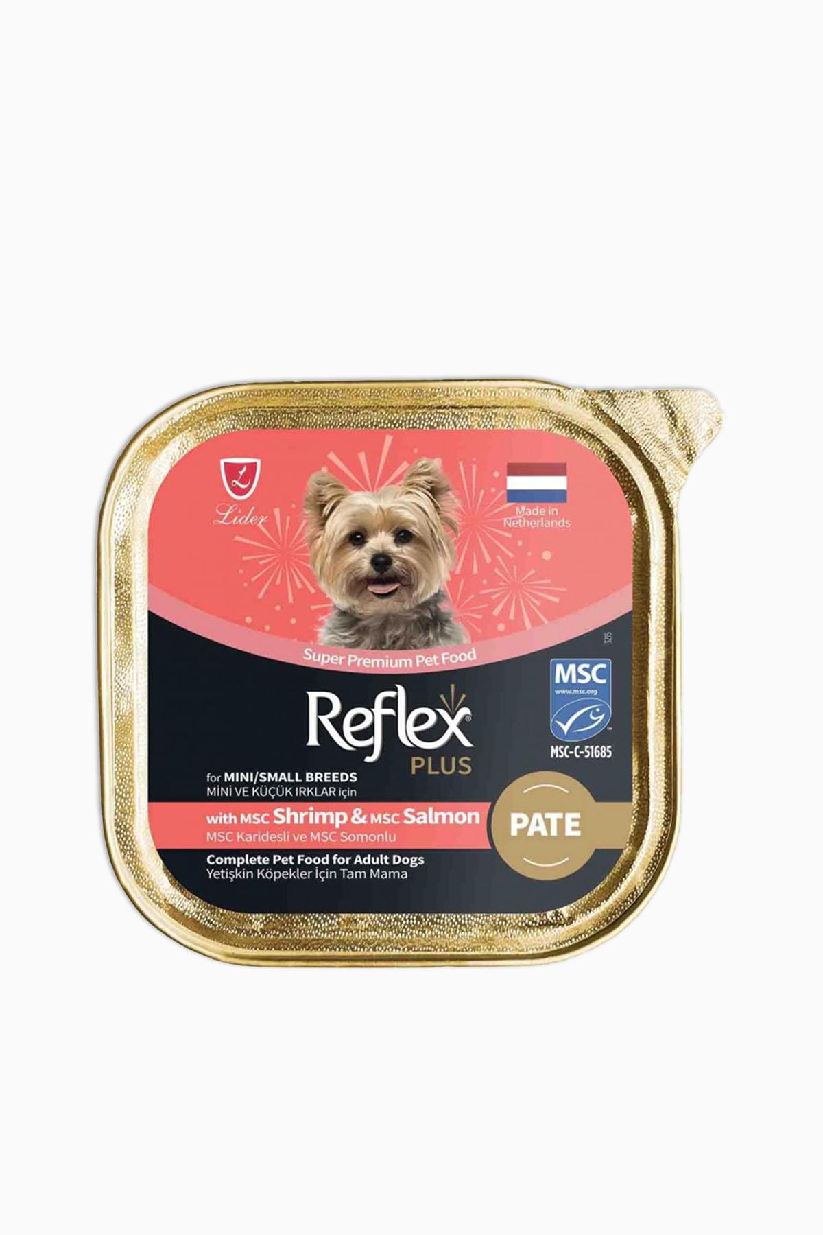 Reflex Plus Pate Karidesli Ve Somonlu Mini Ve Küçük Irklar İçin Yetişkin Köpek Maması 85 Gr