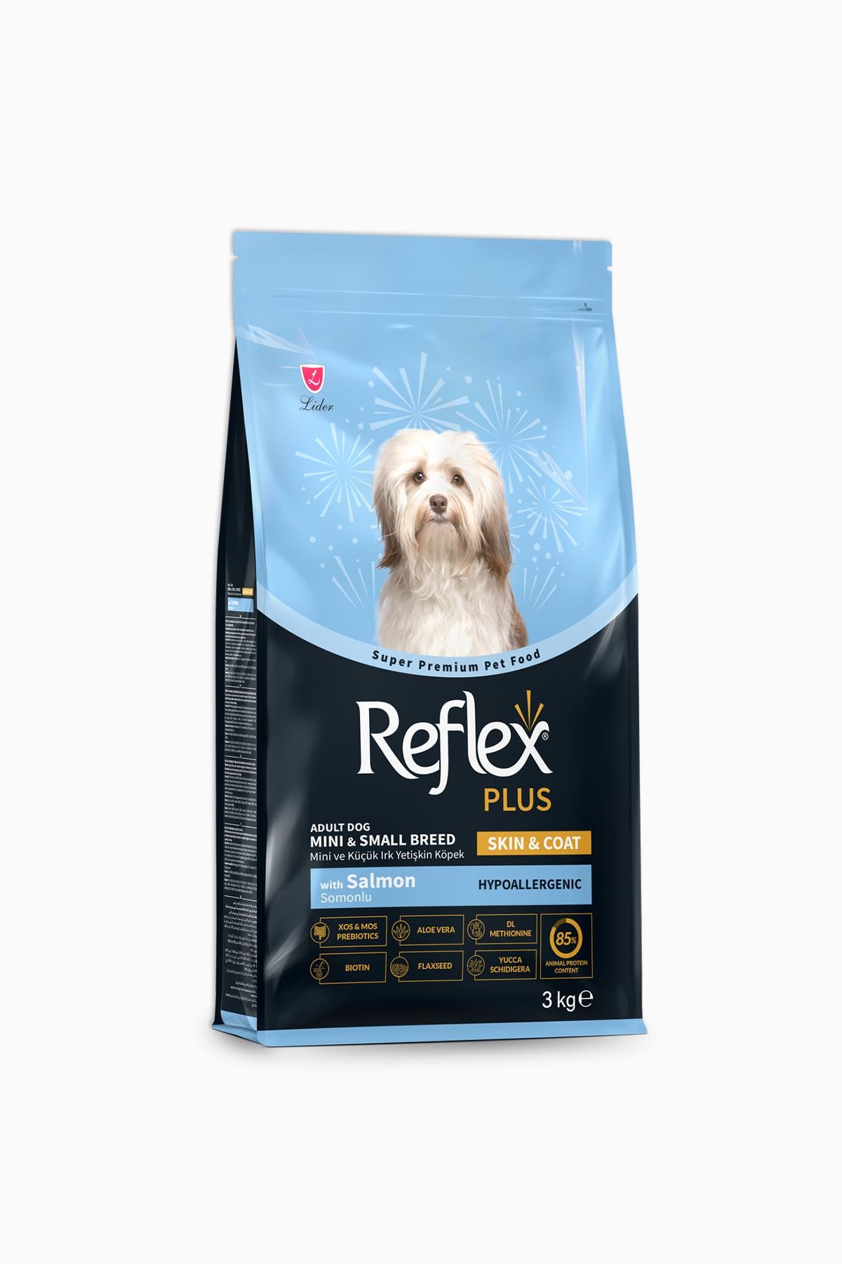 Reflex Plus Skin & Coat Somonlu Mini ve Küçük Irk Yetişkin Köpek Maması 3 kg