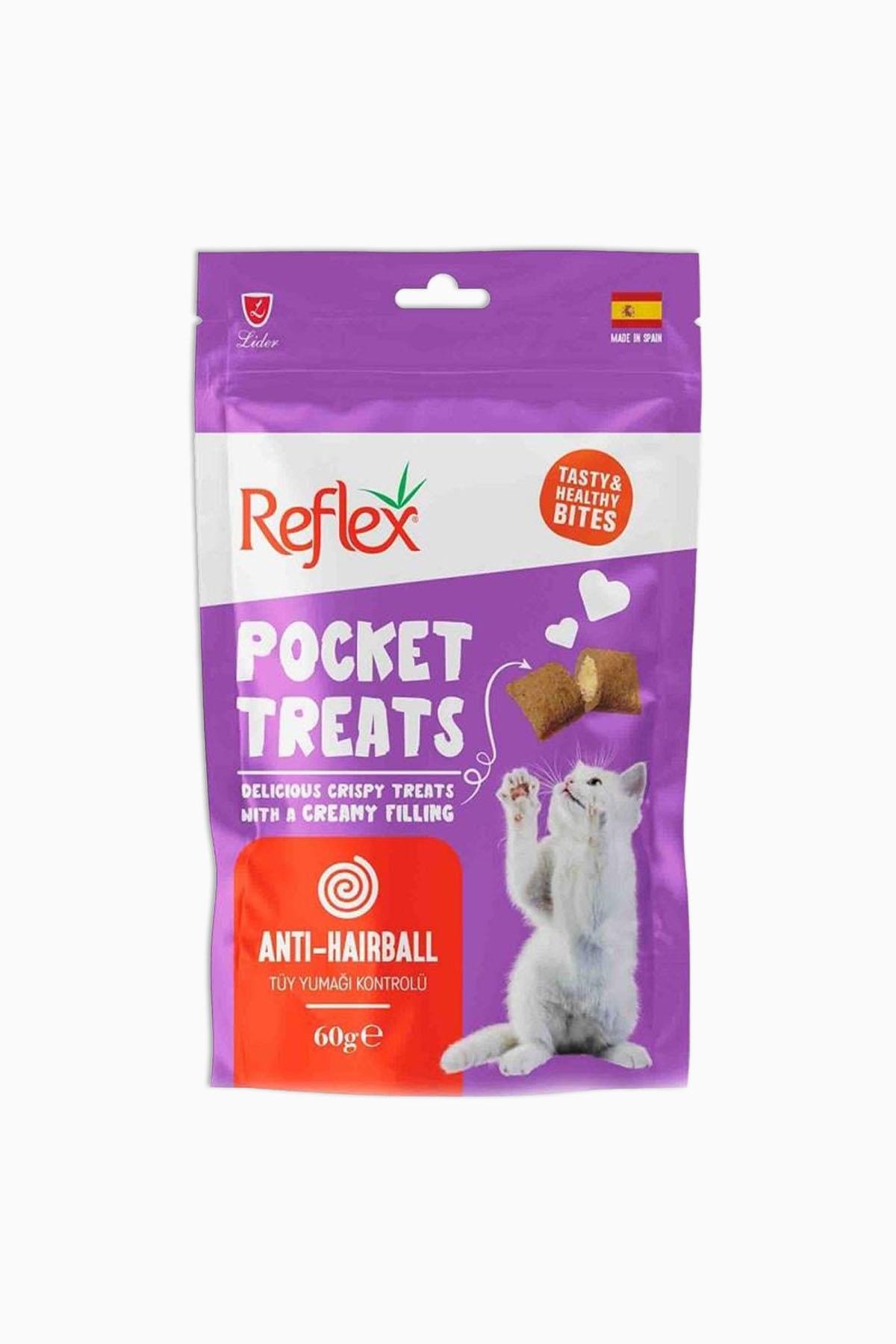 Reflex Pocket Treats Hairball Control Kedi Ödülü 60 Gr