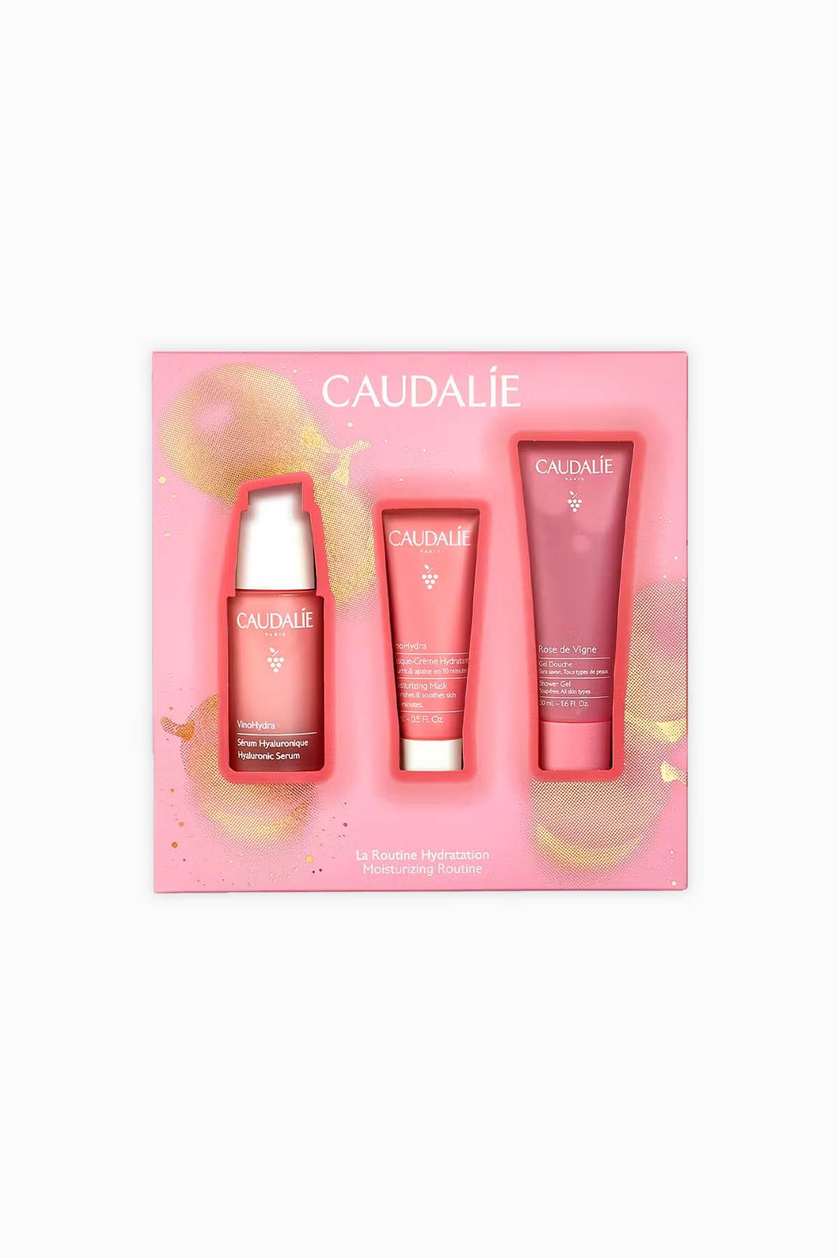 Caudalie Hiyalüronik Serum 30 ml + Nem Maskesi 15 ml + Rose de Vigne Duş Jeli 50 ml