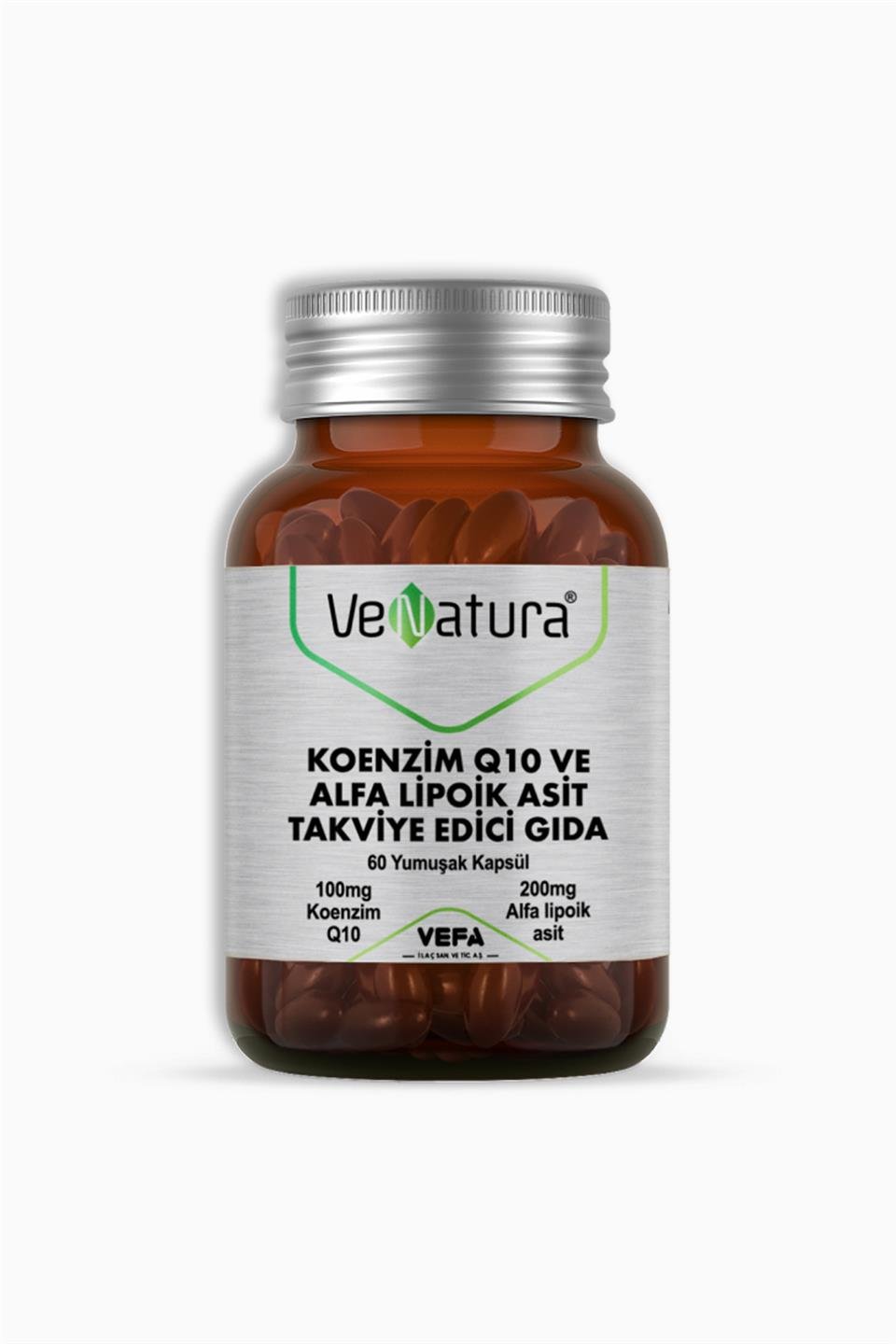 Venatura Koenzim Q10 & Alfa Lipoik Asit 60 Kapsül