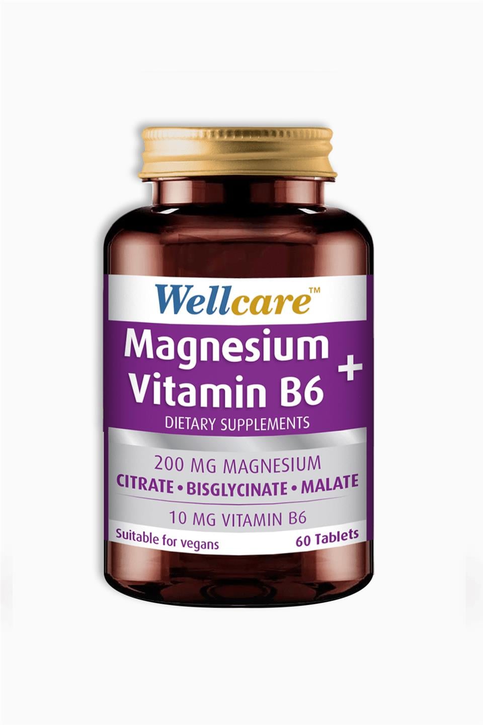 Wellcare Magnezyum + Vitamin B6 60 Tablet
