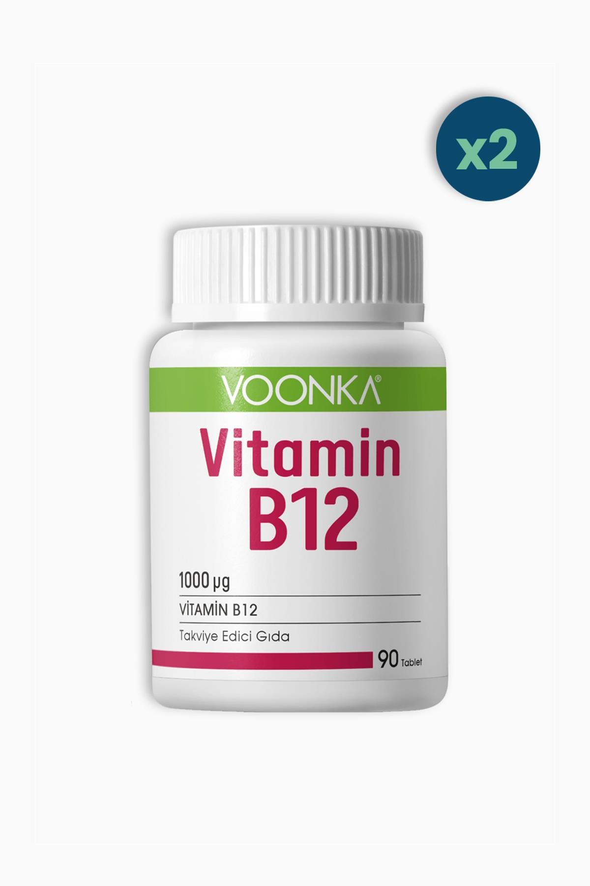 Voonka Vitamin B12 90 Tablet 2 Adet