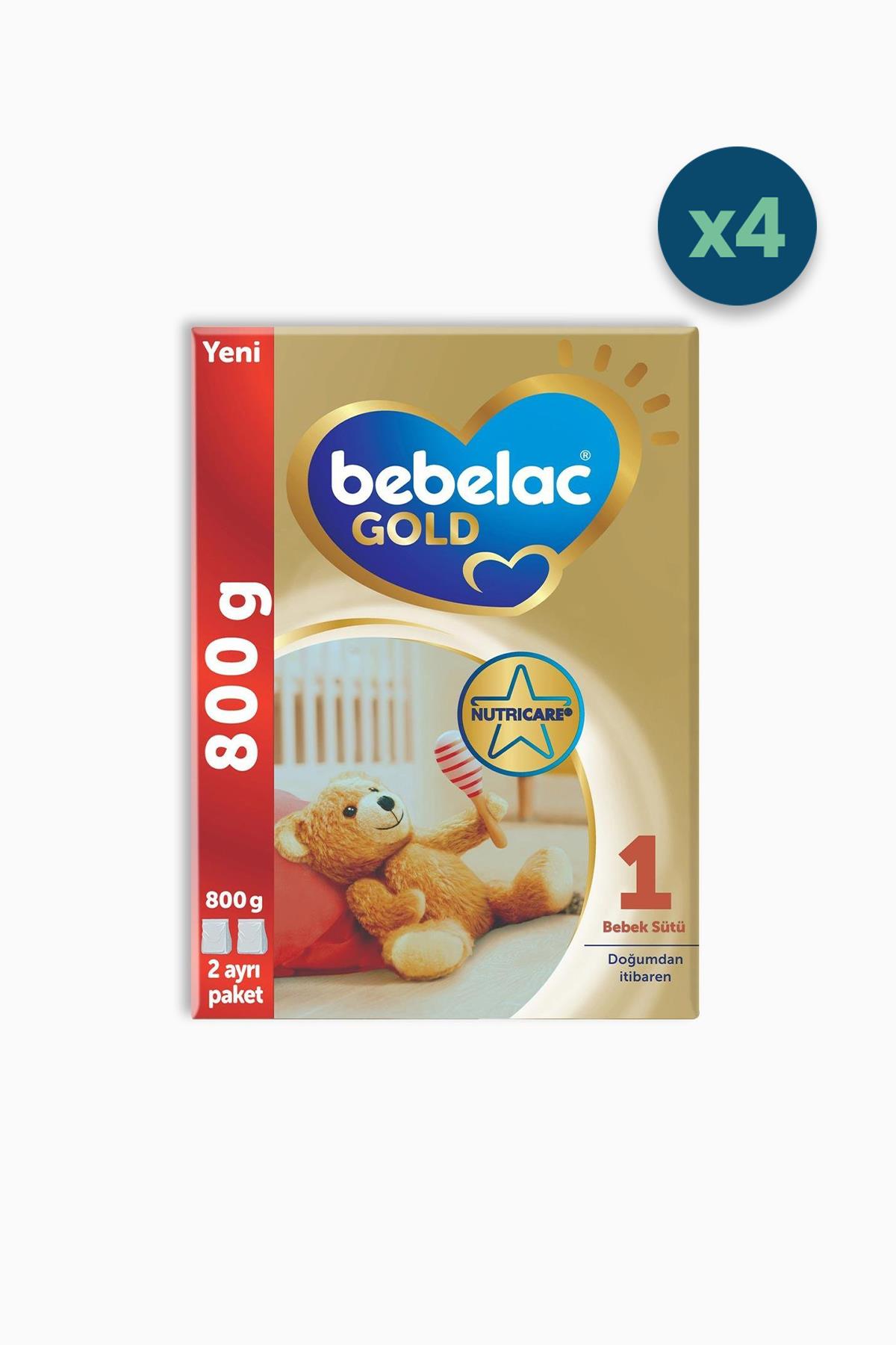 Bebelac Gold 1 Bebek Sütü 0-6 Ay 800 gr 4 Adet