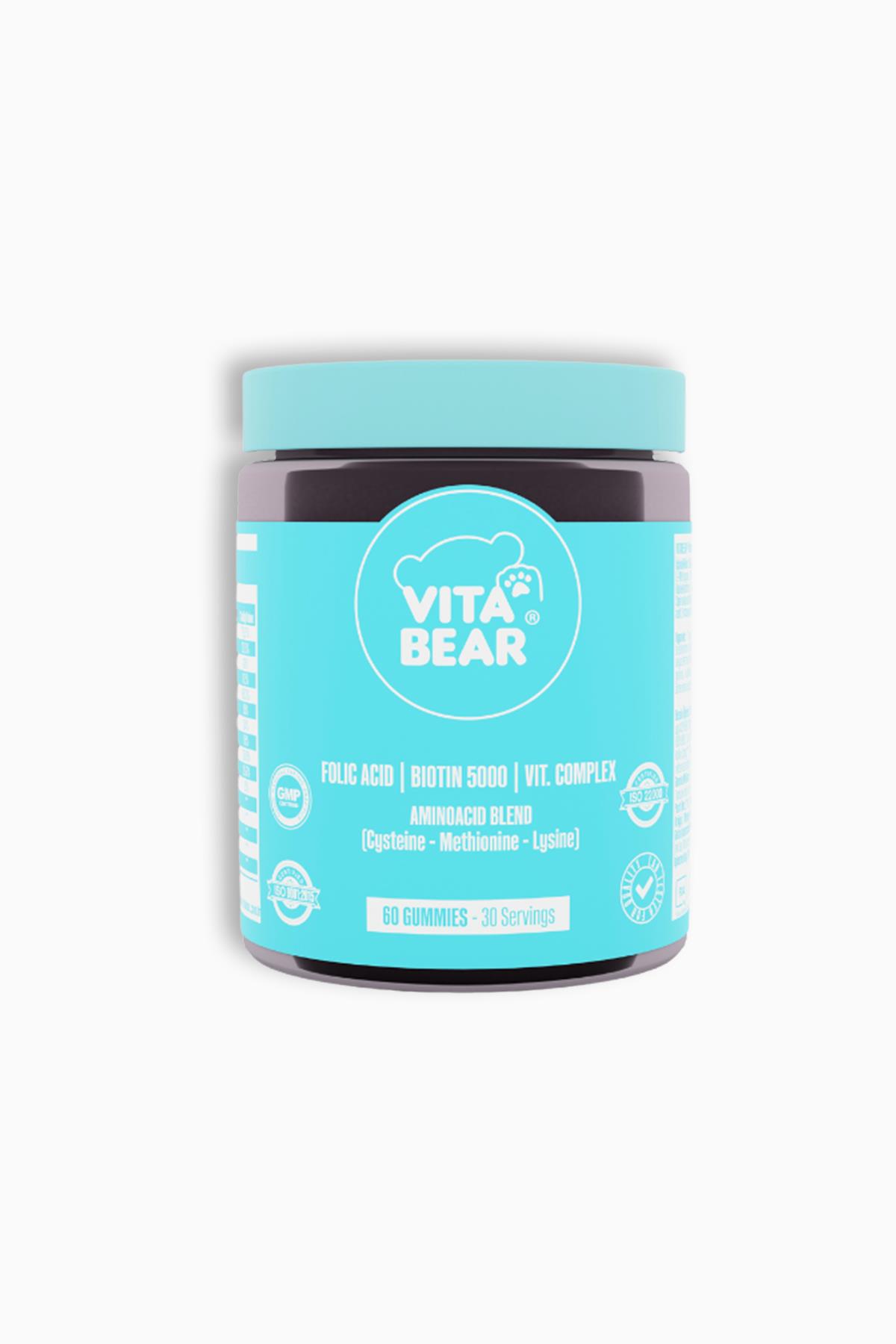 Vita Bear Strong Hair Gummy Vitamin 60'lı