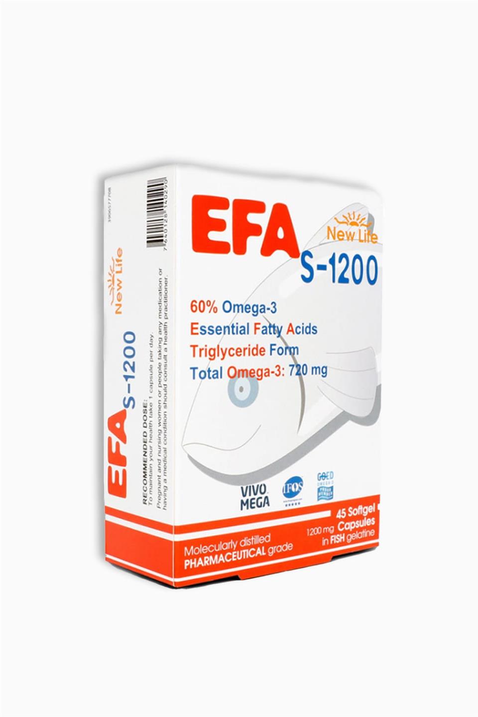 New Life EFA S-1200 mg 45 Kapsül