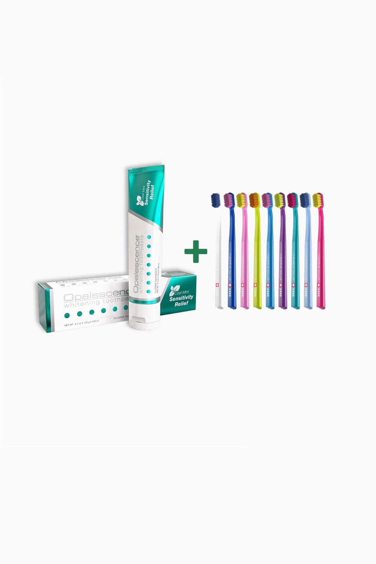 Curaprox 5460 Ultra Soft Unisex Diş Fırçası + Opalescence Hassas Dişler İçin Beyazlatıcı Diş Macunu 133 gr