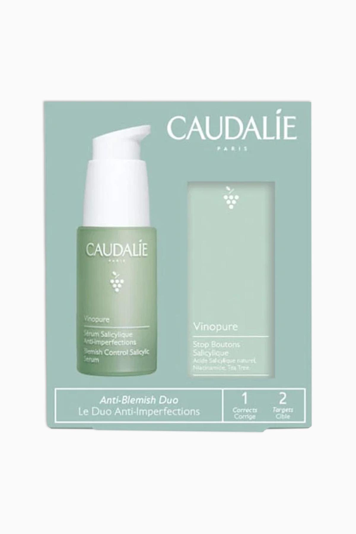 Caudalie Vinopure Serum 30 ml + Vinopure Salicylic Spot Solution 15 Ml