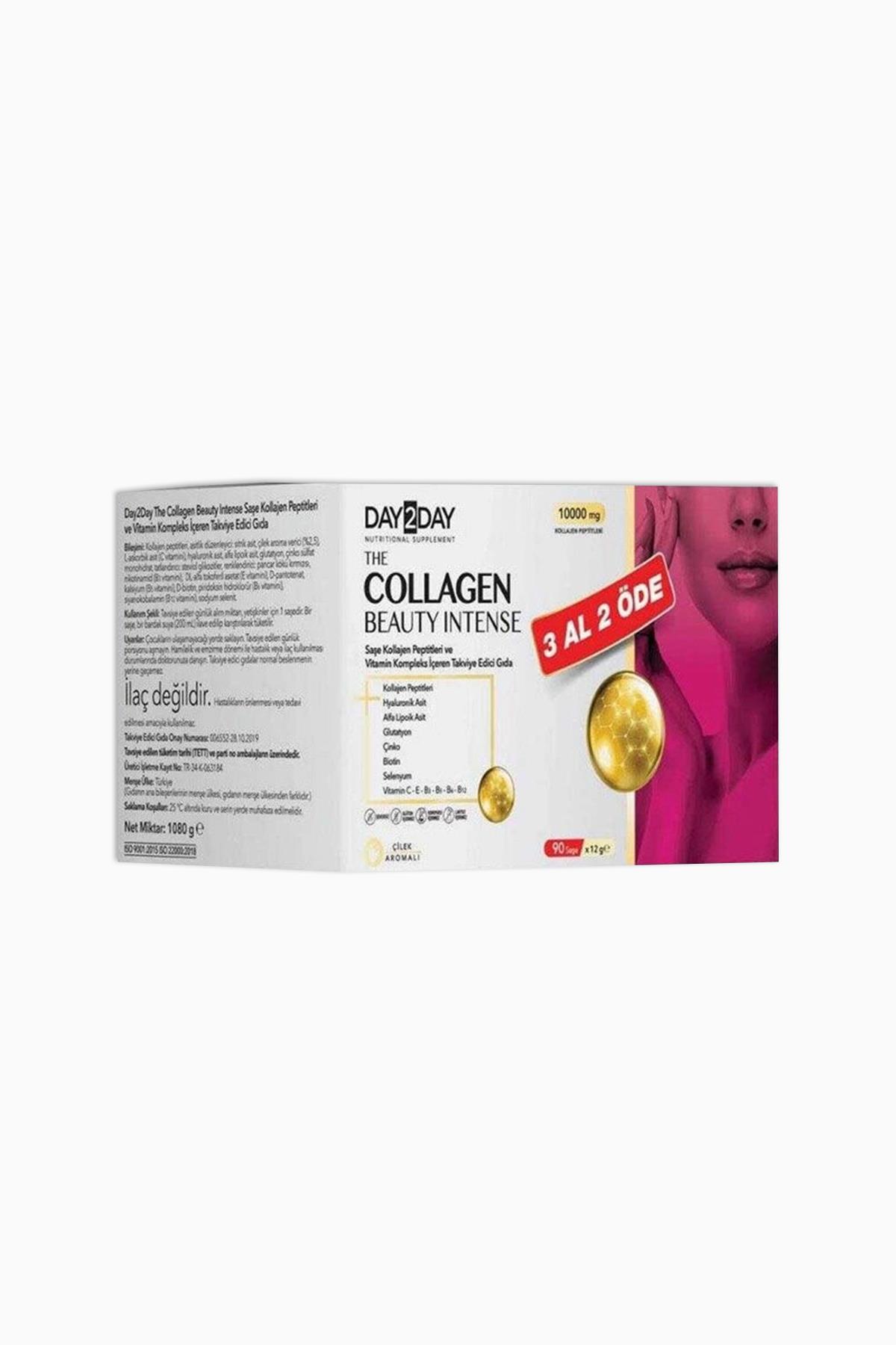 Day2Day The Collegen Beauty Çilek Aromalı 10000 mg 30 Saşe - 3 Al 2 Öde