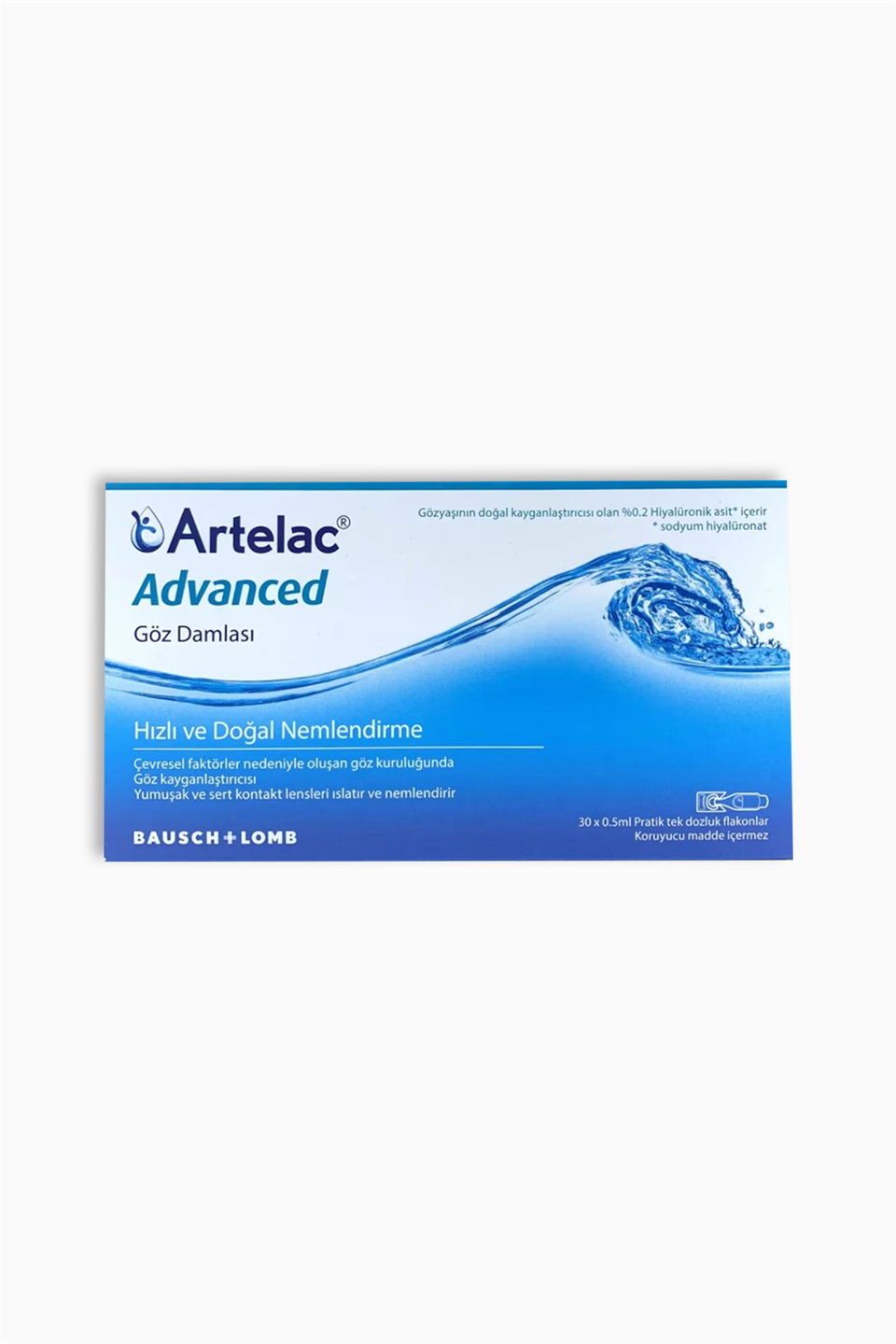 Artelac Advanced Göz Damlası 30 x 0,5 ml | Bausch & Lomb | Artelac Advanced Göz Damlası 30 x 0,5 ml