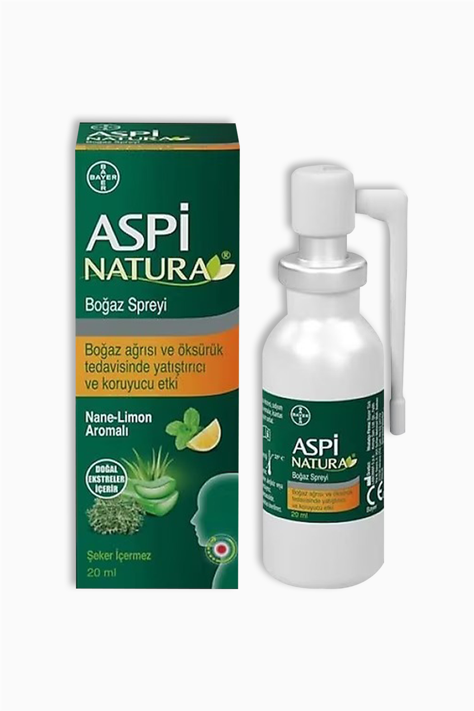 Aspinatura Boğaz Spreyi 20 ml -  Nane & Limon | Aspinatura | Aspinatura Boğaz Spreyi 20 ml -  Nane & Limon