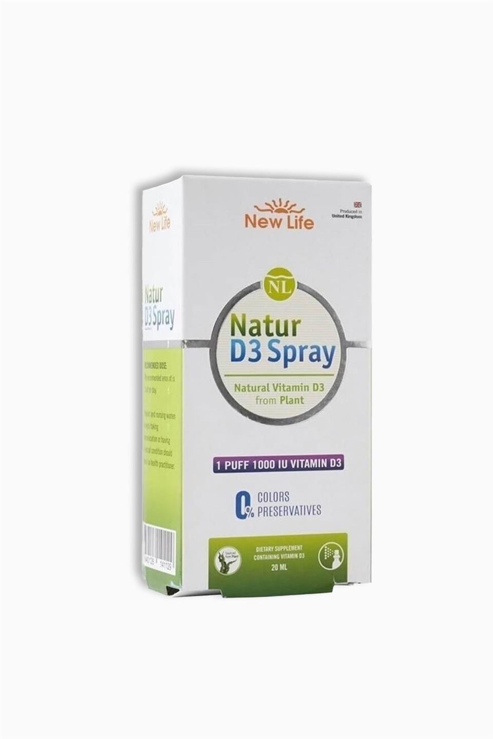 New Life Natur D3 Spray 400 Iu 10 Ml
