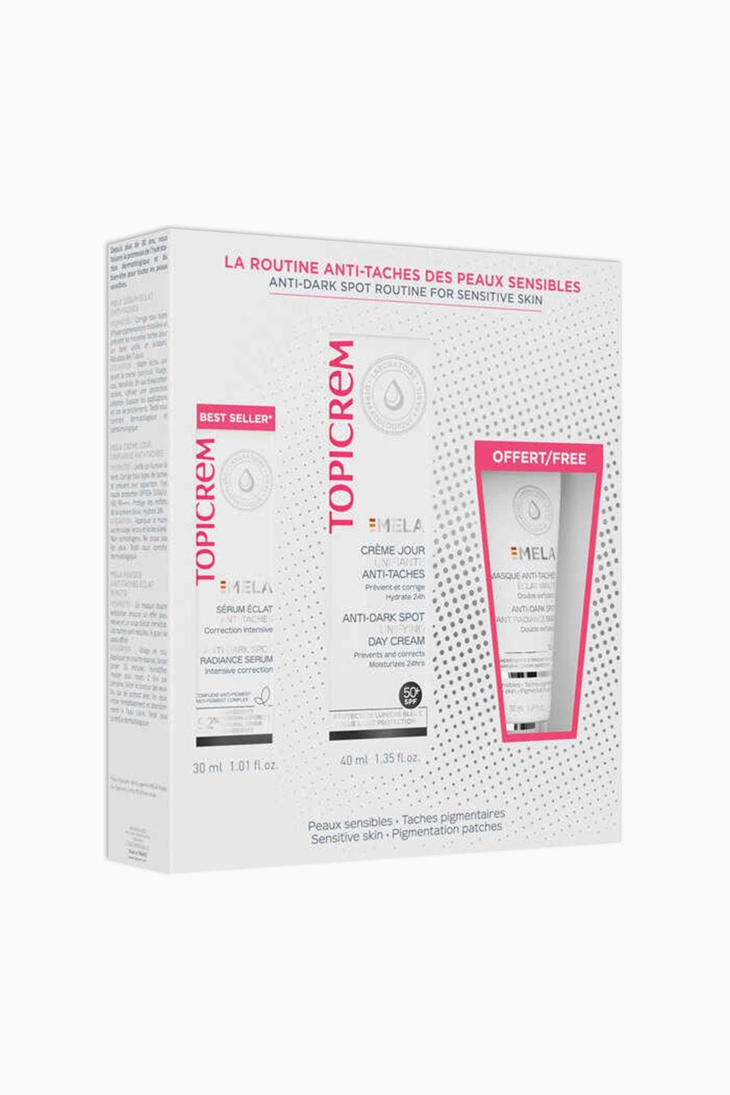 Topicrem Mela Serum 30 ml + Mela Day Cream 50 Spf 40 ml + Mela Maske Hediyeli