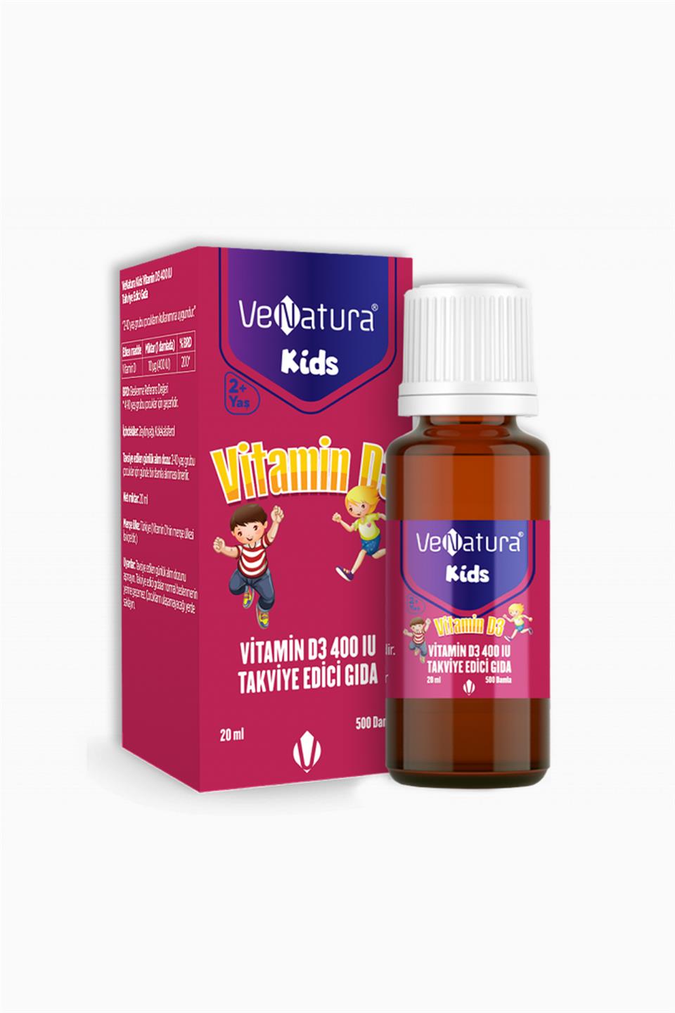 Venatura Kids Vitamin D3 Damla 20 ml