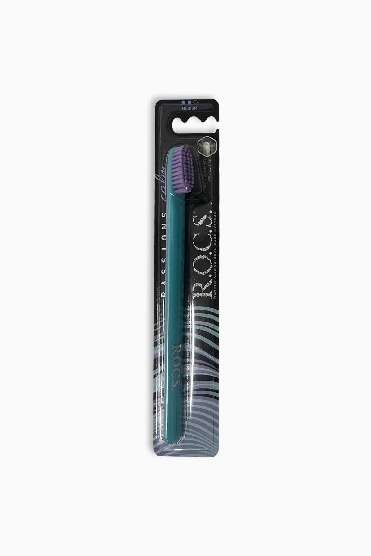 Rocs Passions Desire Diş Fırçası Medium-Mavi