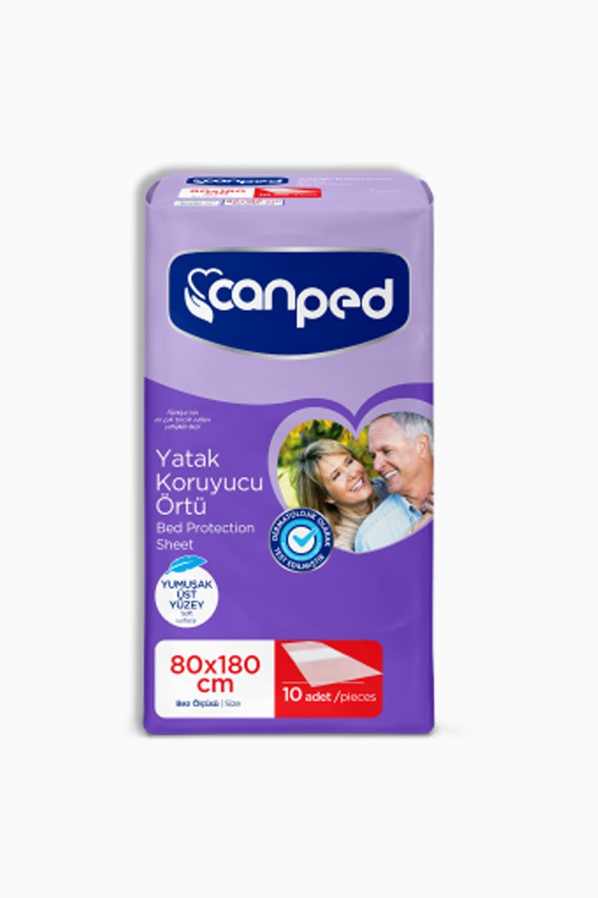 Canped Yatak Koruyucu 80x180 cm 10'lu