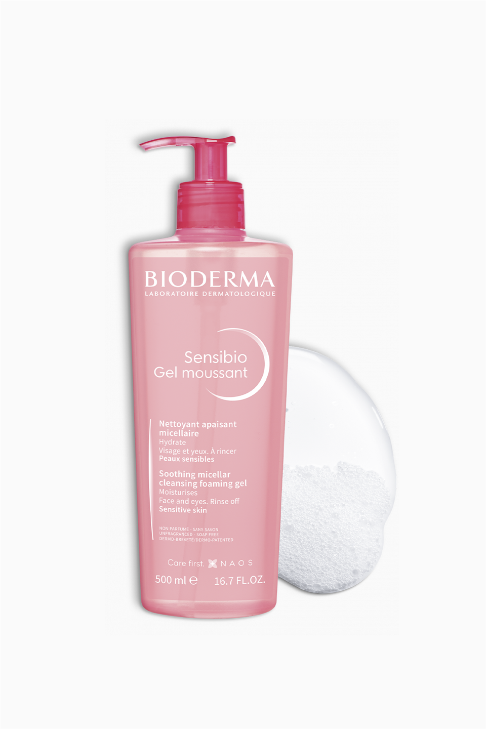 Bioderma Sensibio Gel Moussant Foaming Gel 500 ml | Bioderma | Bioderma Sensibio Gel Moussant Foaming Gel 500 ml