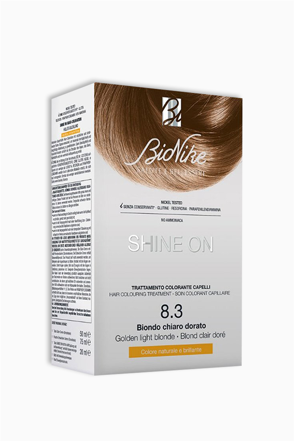 Bionike Shine On Saç Boyama Kiti Altın Sarı No: 8.3 Golden Lıght Blonde | Bionike | Bionike Shine On Saç Boyama Kiti Altın Sarı No: 8.3 Golden Lıght Blonde