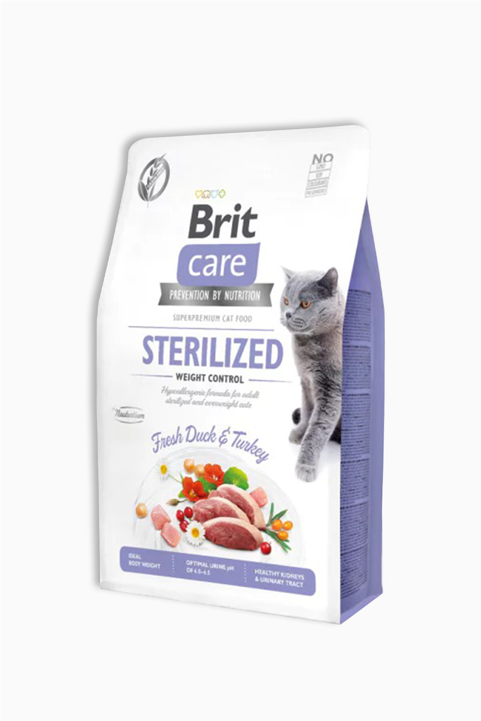 Brit Care Hypo-Allergenic Ördekli Tahılsız Kısırlaştırılmış Kedi Maması 2 Kg | Brit | Brit Care Hypo-Allergenic Ördekli Tahılsız Kısırlaştırılmış Kedi Maması 2 Kg