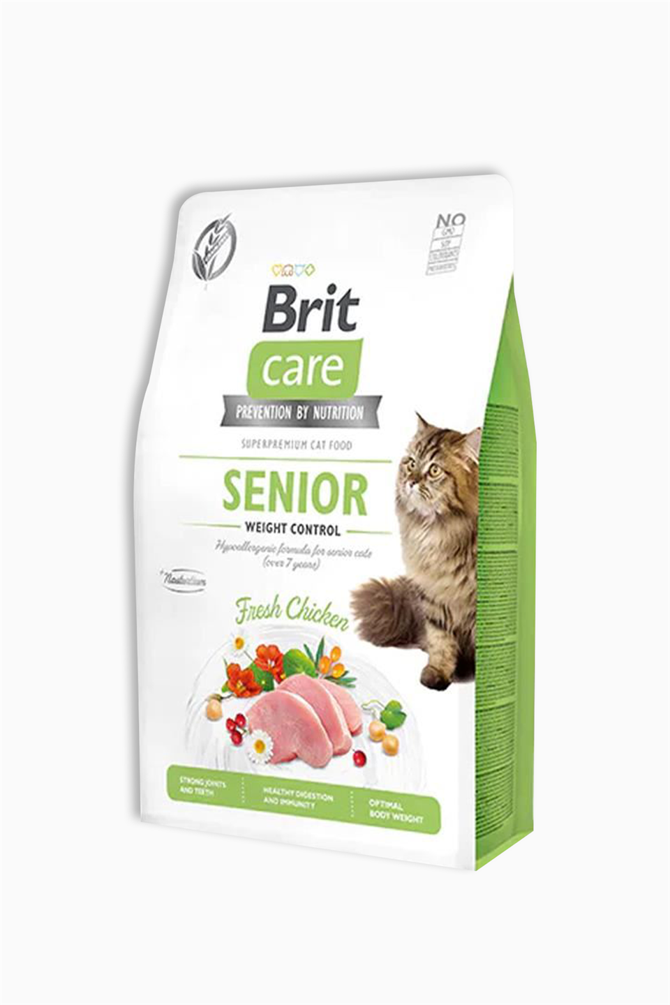 Brit Care Senior Hypo-Allergenic Kilo Kontrolü İçin Tahılsız Yaşlı Kedi Maması 2Kg | Brit | Brit Care Senior Hypo-Allergenic Kilo Kontrolü İçin Tahılsız Yaşlı Kedi Maması 2Kg
