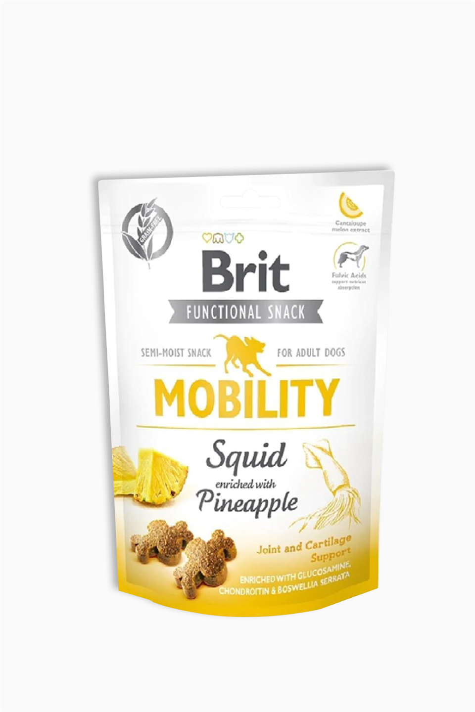Brit Mobility Ananas Ve Kalamarlı Köpek Ödülü 150Gr | Brit | Brit Mobility Ananas Ve Kalamarlı Köpek Ödülü 150Gr