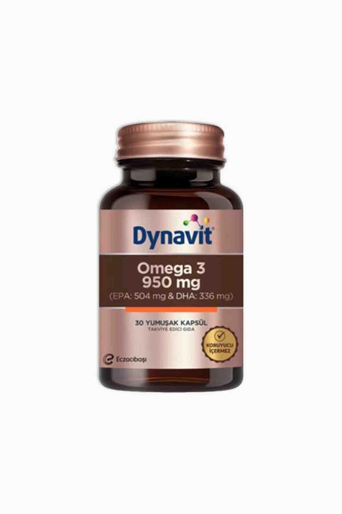 Dynavit Omega 3 950 mg 30 Yumuşak Kapsül