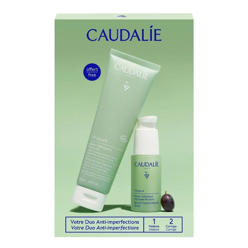 Caudalie Vinopure Akne Karşıtı Duo Bakım Seti