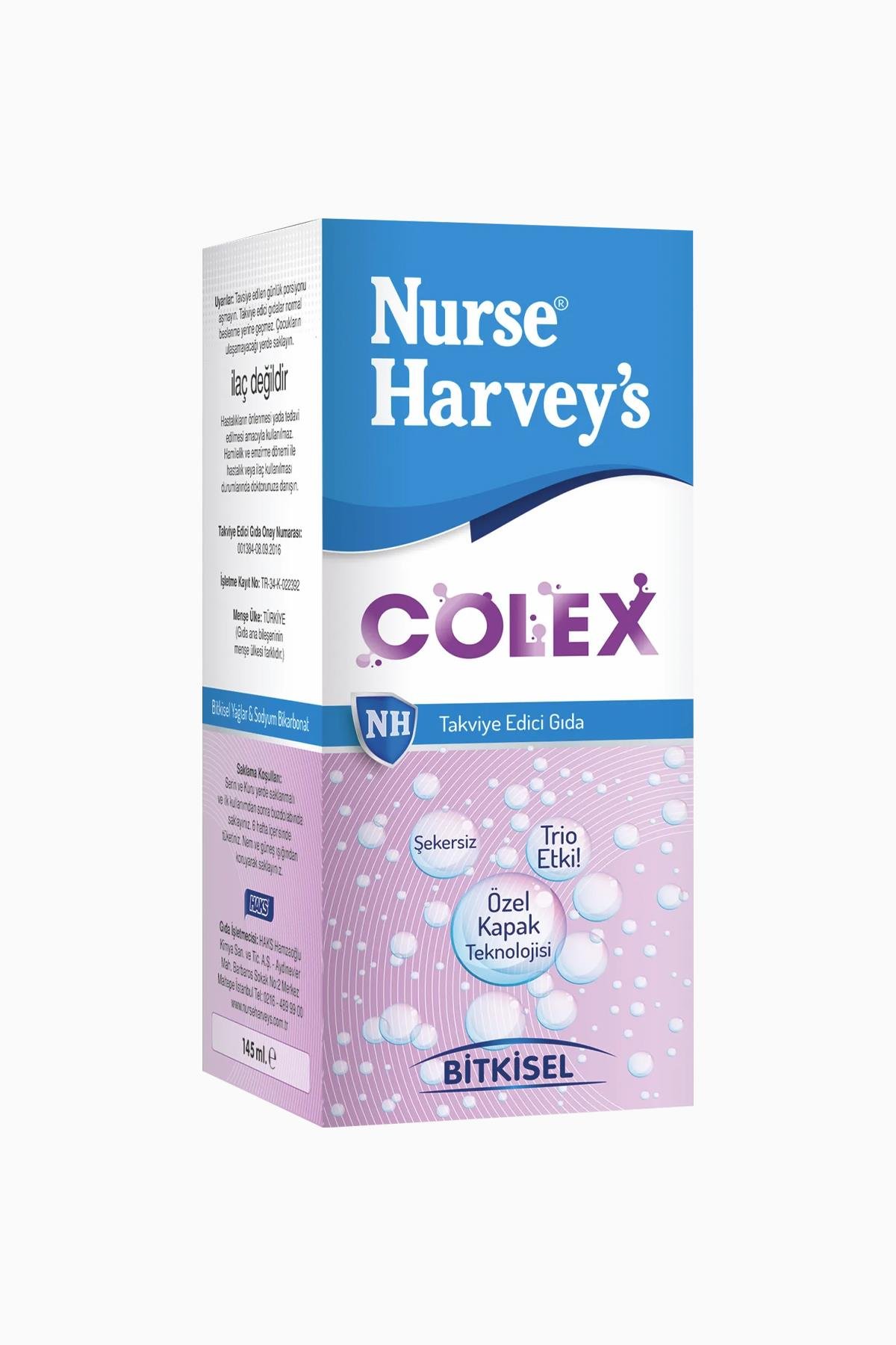 Nurse Harvey's Colex Bitkisel Şurup 145 ml