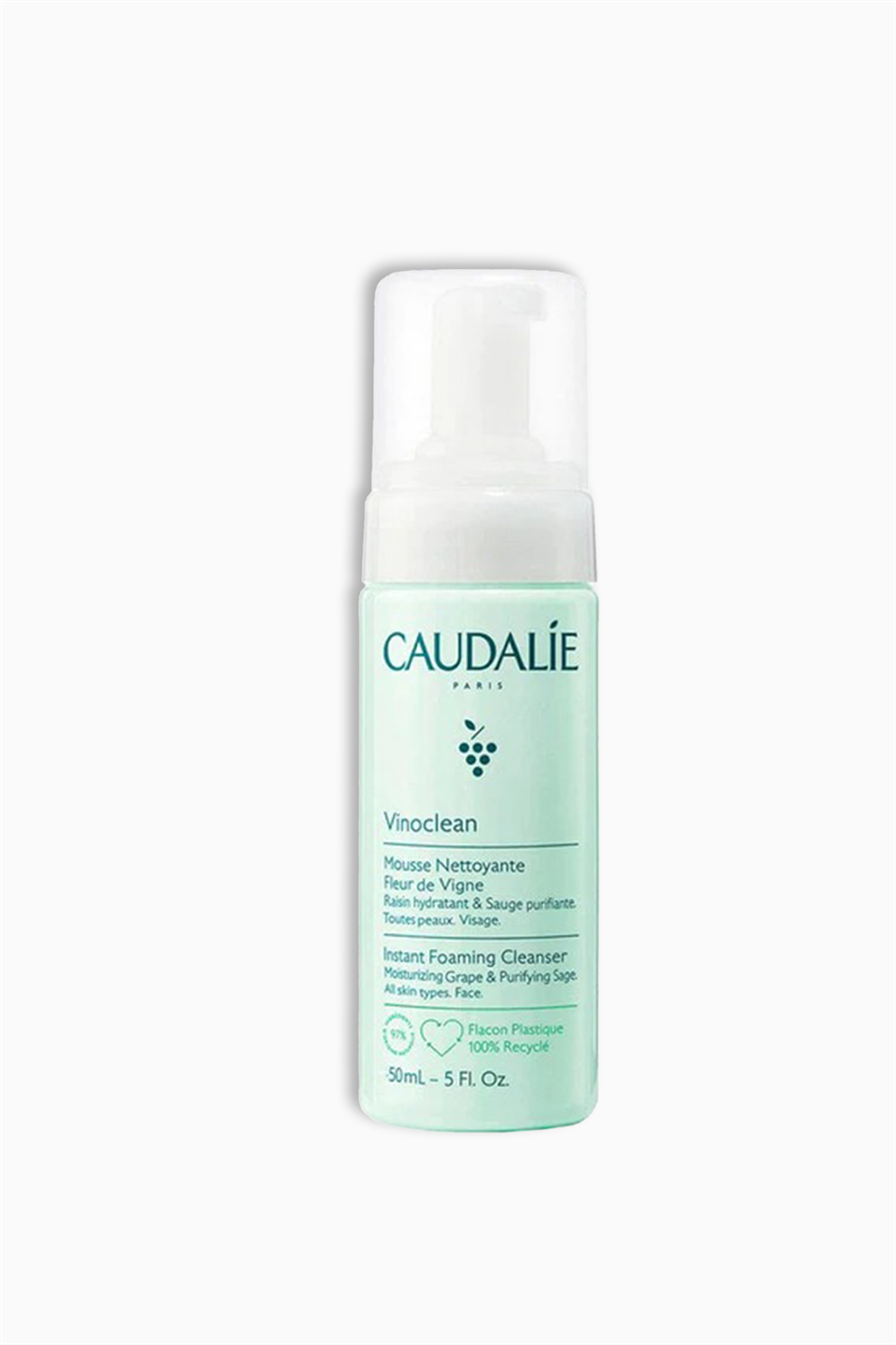 Caudalie Vinoclean Instant Foaming Cleanser 50 ml | Caudalie | Caudalie Vinoclean Instant Foaming Cleanser 50 ml