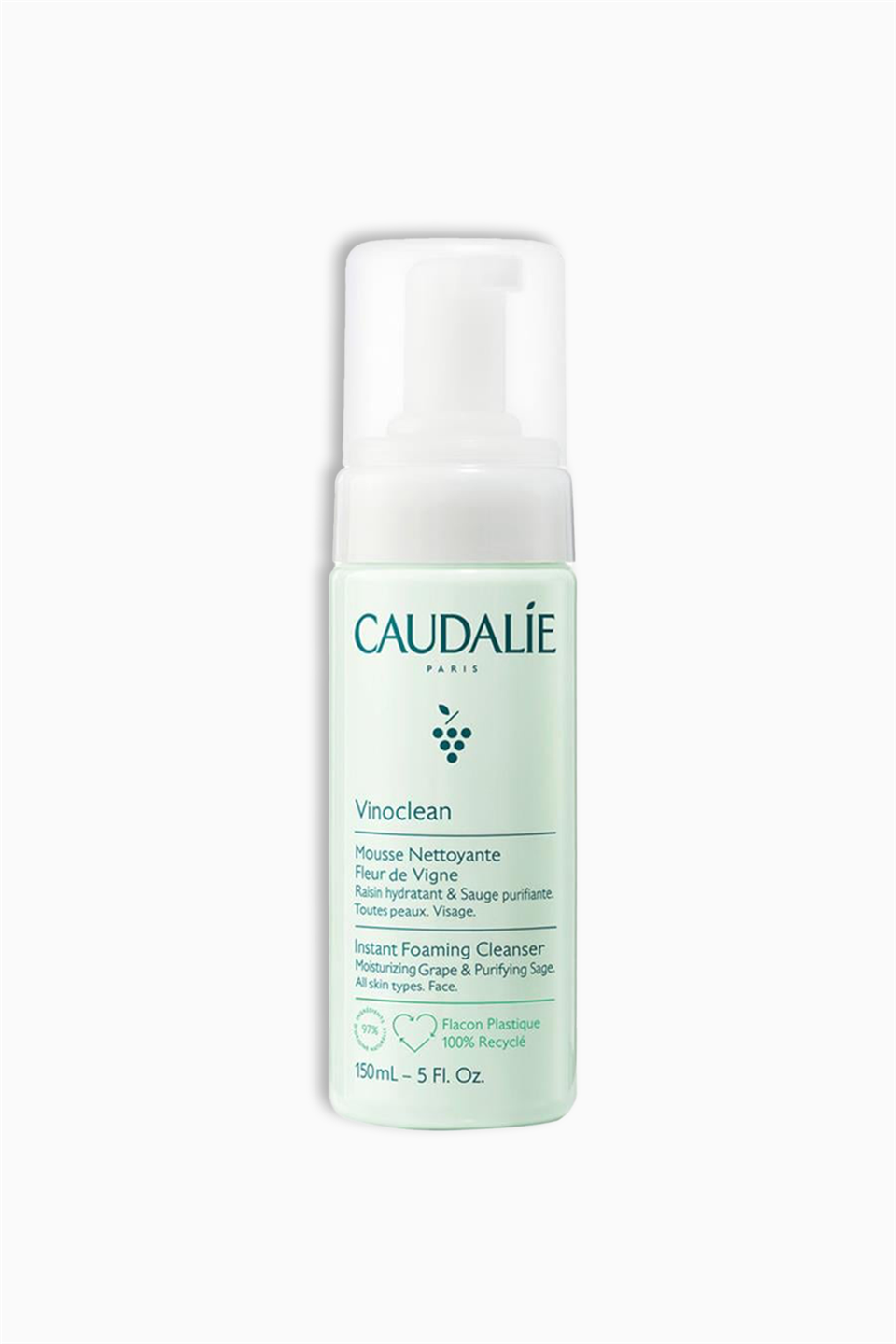 Caudalie Vinoclean Instant Foaming Cleanser 150 ml | Caudalie | Caudalie Vinoclean Instant Foaming Cleanser 150 ml