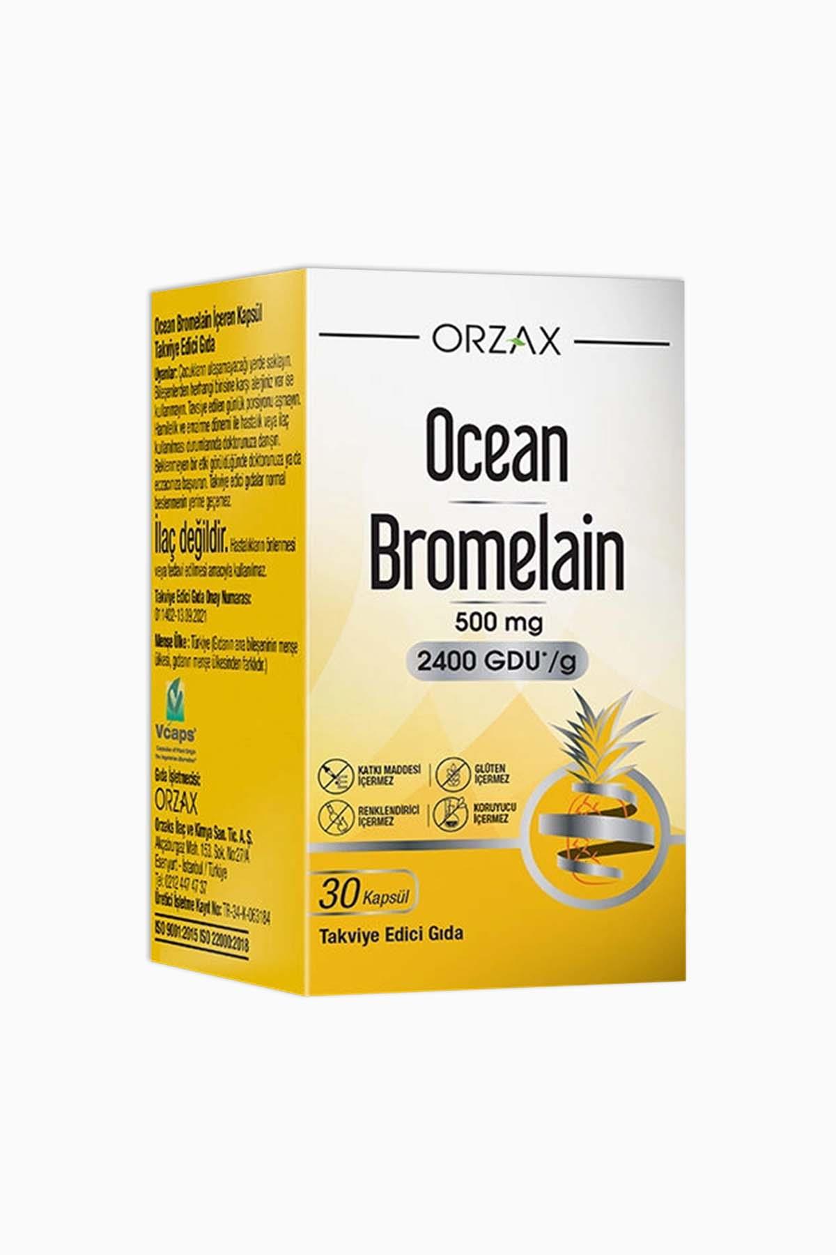 Ocean Bromelain 30 Kapsül