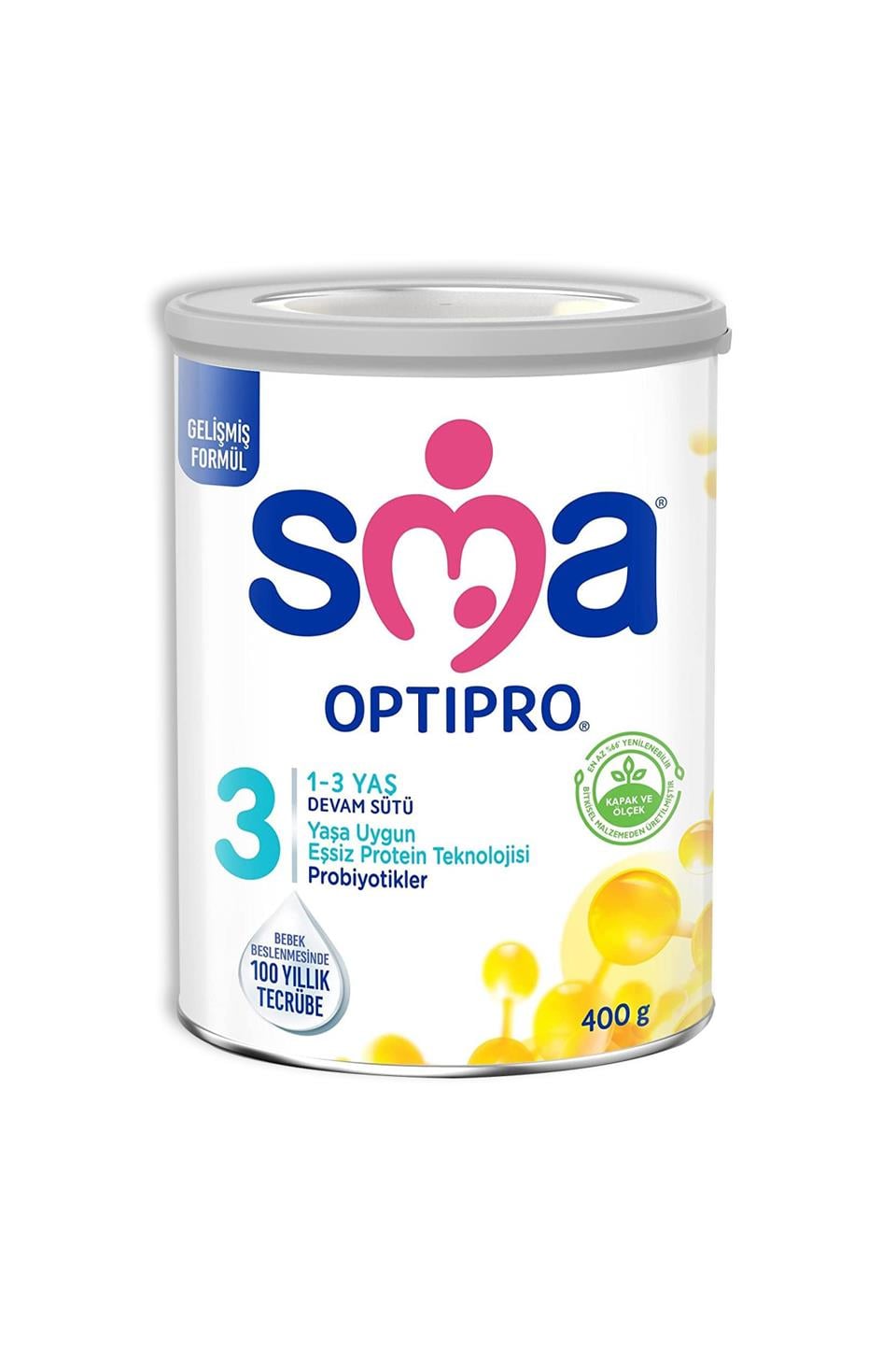 SMA 3 Optipro Probiyotik 1-3 Yaş Devam Sütü 400 g