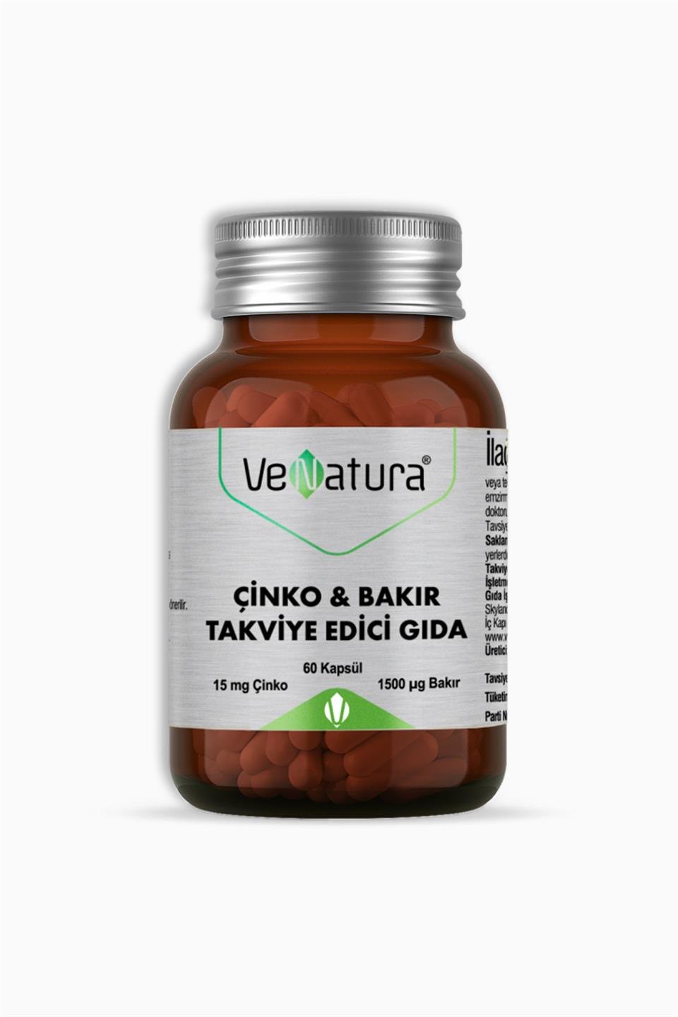 Venatura Çinko & Bakır 60 Kapsül