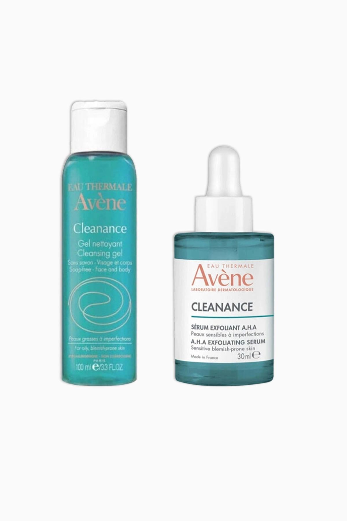 Avene Cleanance A.h.a Exfoliating Serum 30 ml + Cleanance Cleansing Gel 100 ml