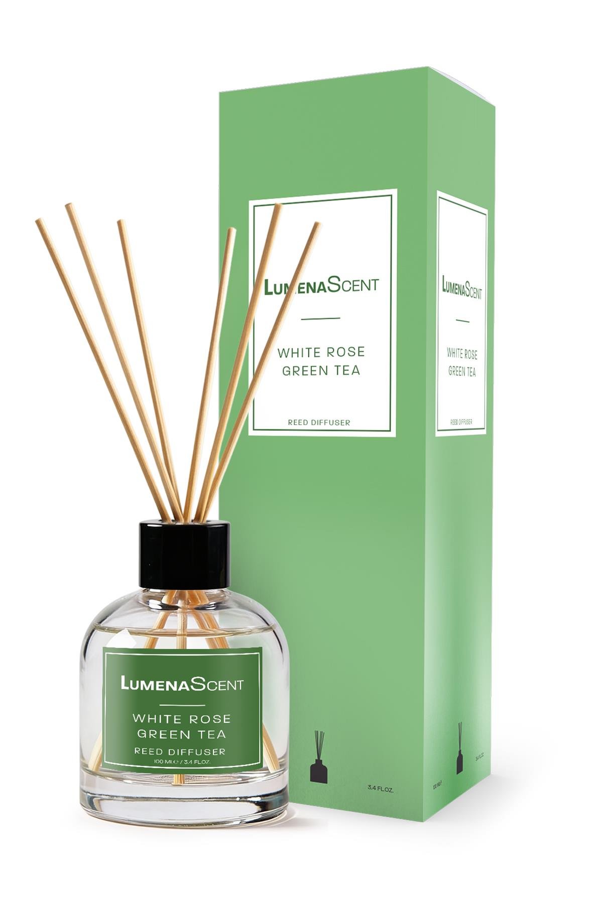 LumenaScent White Rose Green Tea Oda Kokusu