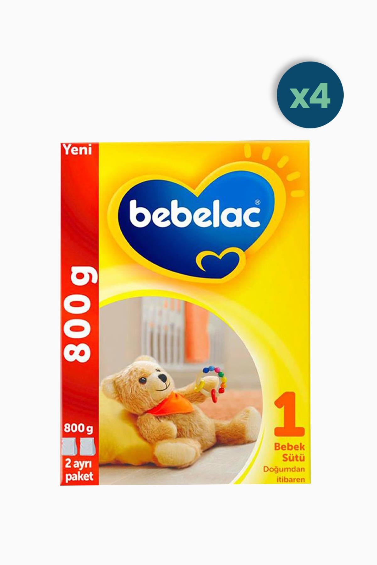 Bebelac 1 Numara Bebek Sütü 800 gr 4 Adet