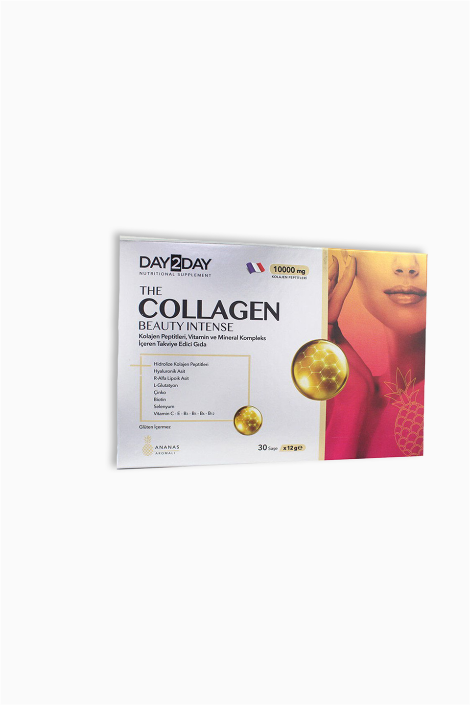 Day2Day The Collagen Beauty Intense Ananas Aromalı 30 Saşe | Orzax | Day2Day The Collagen Beauty Intense Ananas Aromalı 30 Saşe