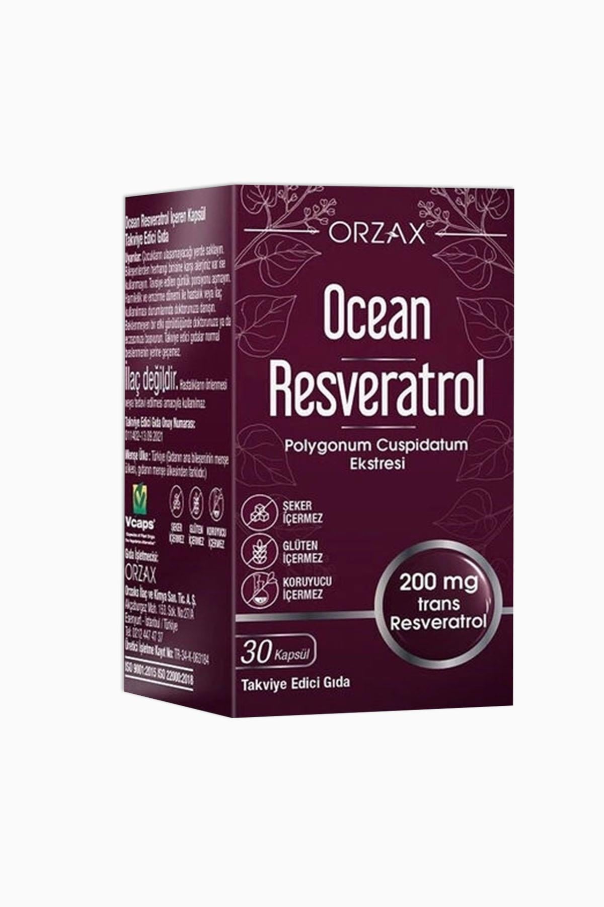 Ocean Resveratrol 200 mg 30 Kapsül