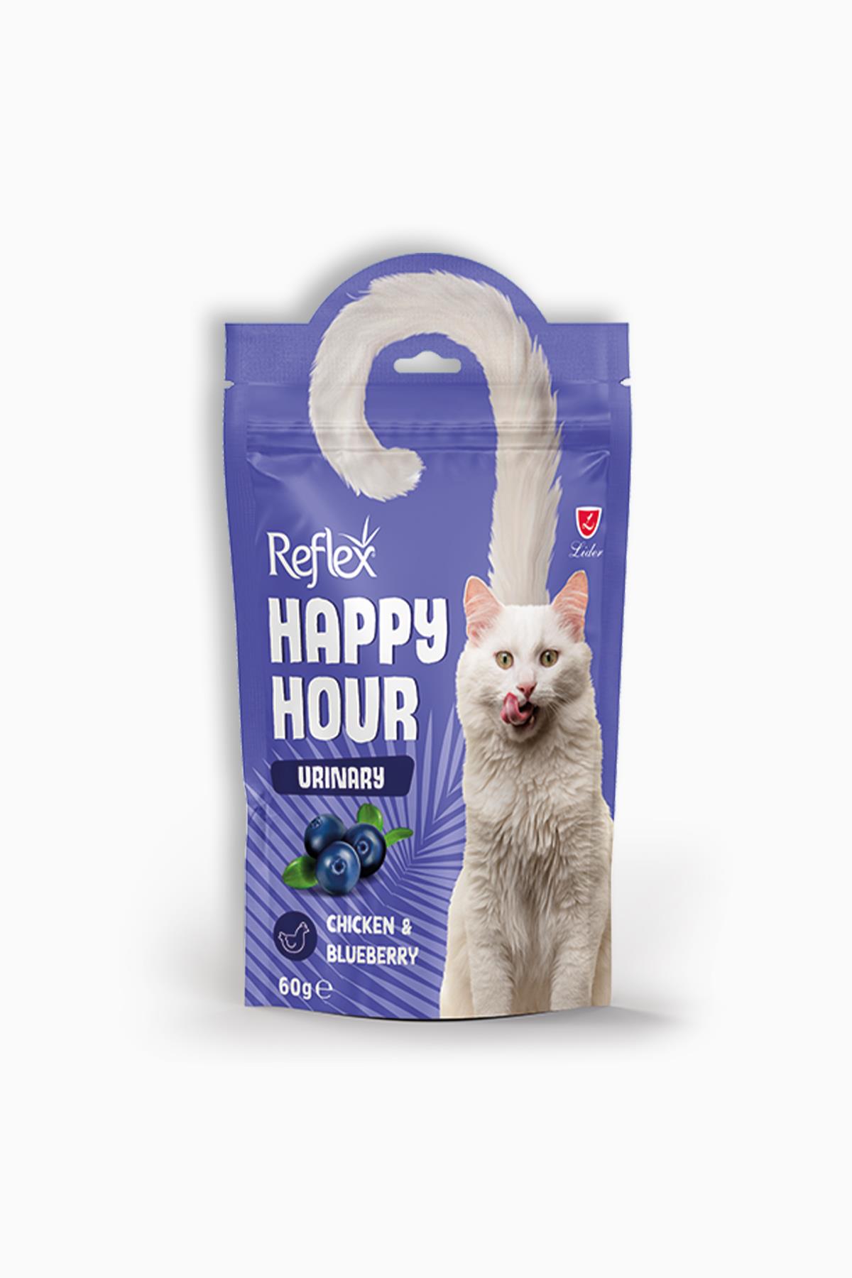 Reflex Happy Hour Üriner Sistem Destekleyici Kedi Ödül Maması 60 gr