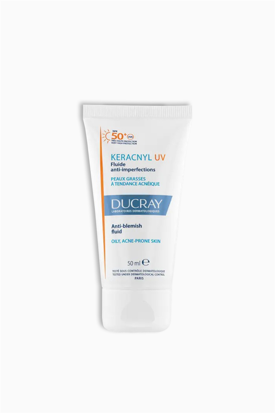 Ducray Keracnyl Akneye Eğilimli Ciltler İçin Leke Karşıtı Güneş Koruyucu UV SPF50+ 50 ml | Ducray | Ducray Keracnyl Akneye Eğilimli Ciltler İçin Leke Karşıtı Güneş Koruyucu UV SPF50+ 50 ml