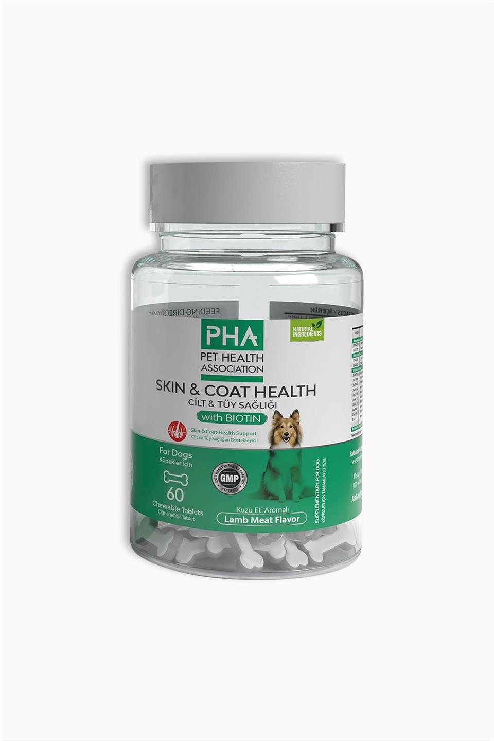 Pha Skin & Coat Health With Biotin For Dogs 60 Tablet